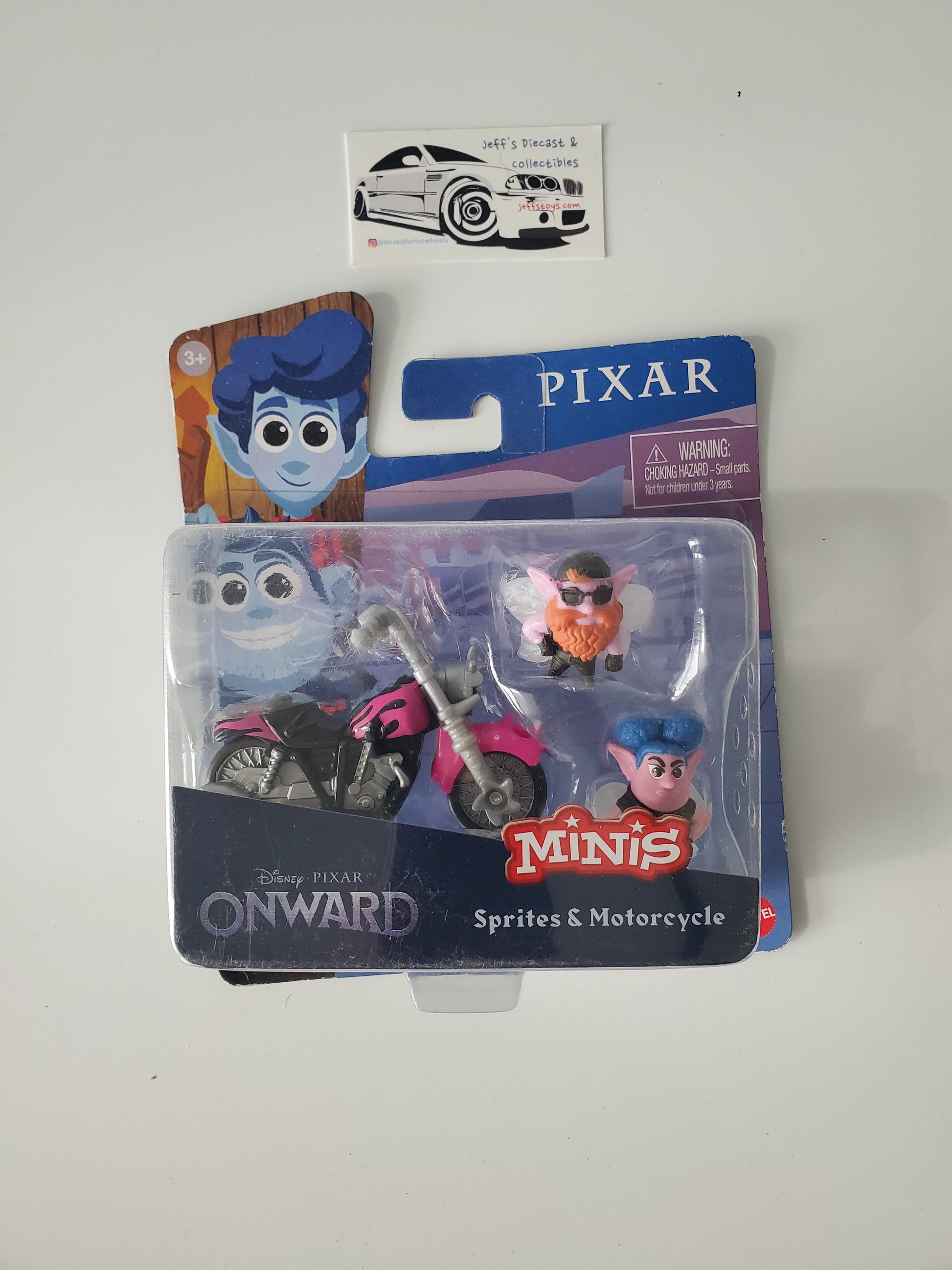 2019 Disney Pixar Onward Sprites & Motorcycle Minis Jeff's Diecast & Collectibles