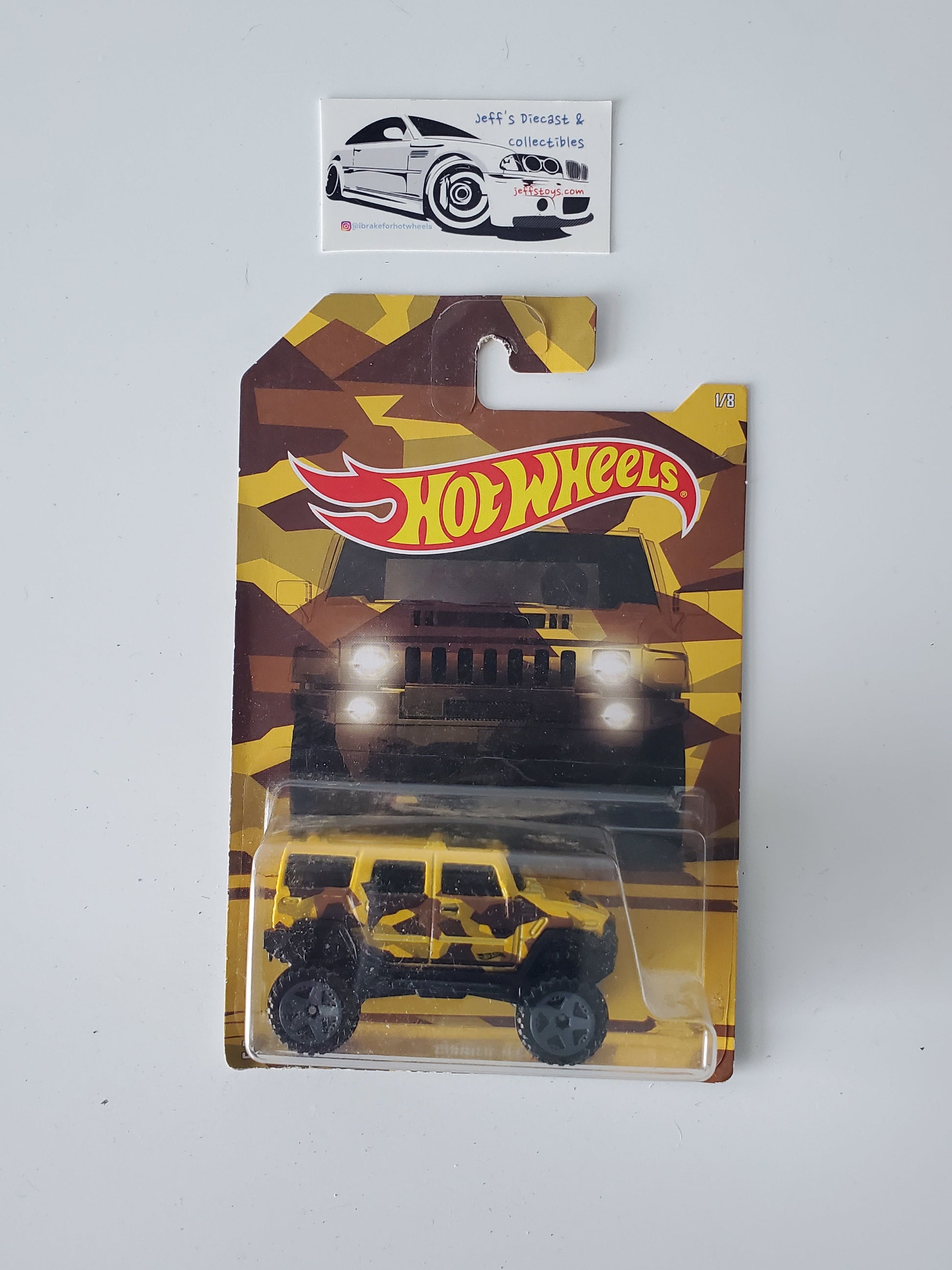 2017 Hot Wheels Camouflage Series Hummer H2 Jeff's Diecast & Collectibles