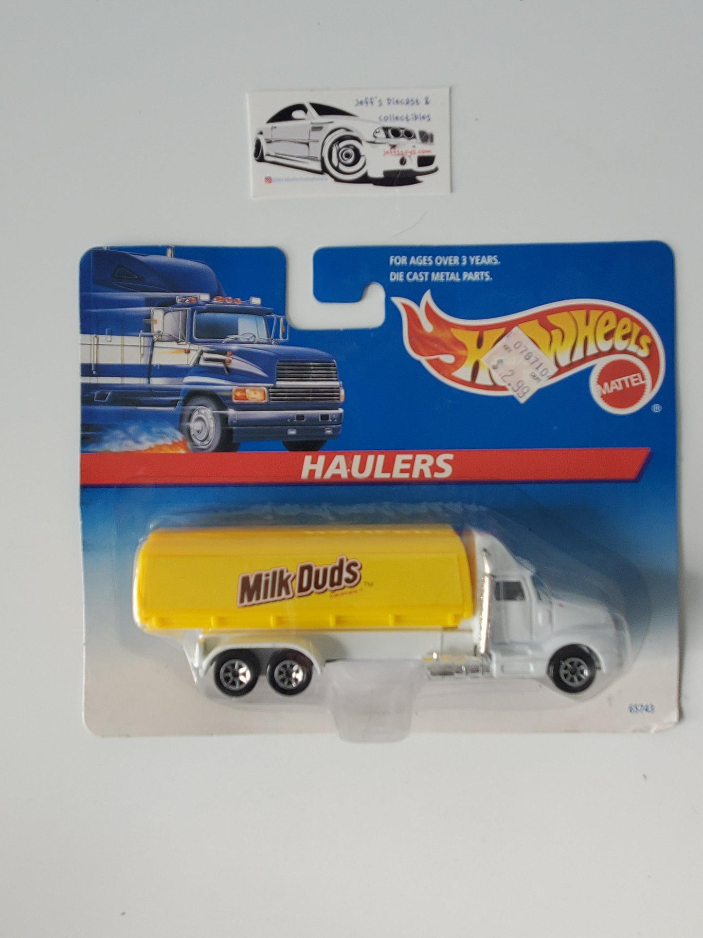 1996 Hot Wheels Haulers Milk Duds Jeff's Diecast & Collectibles