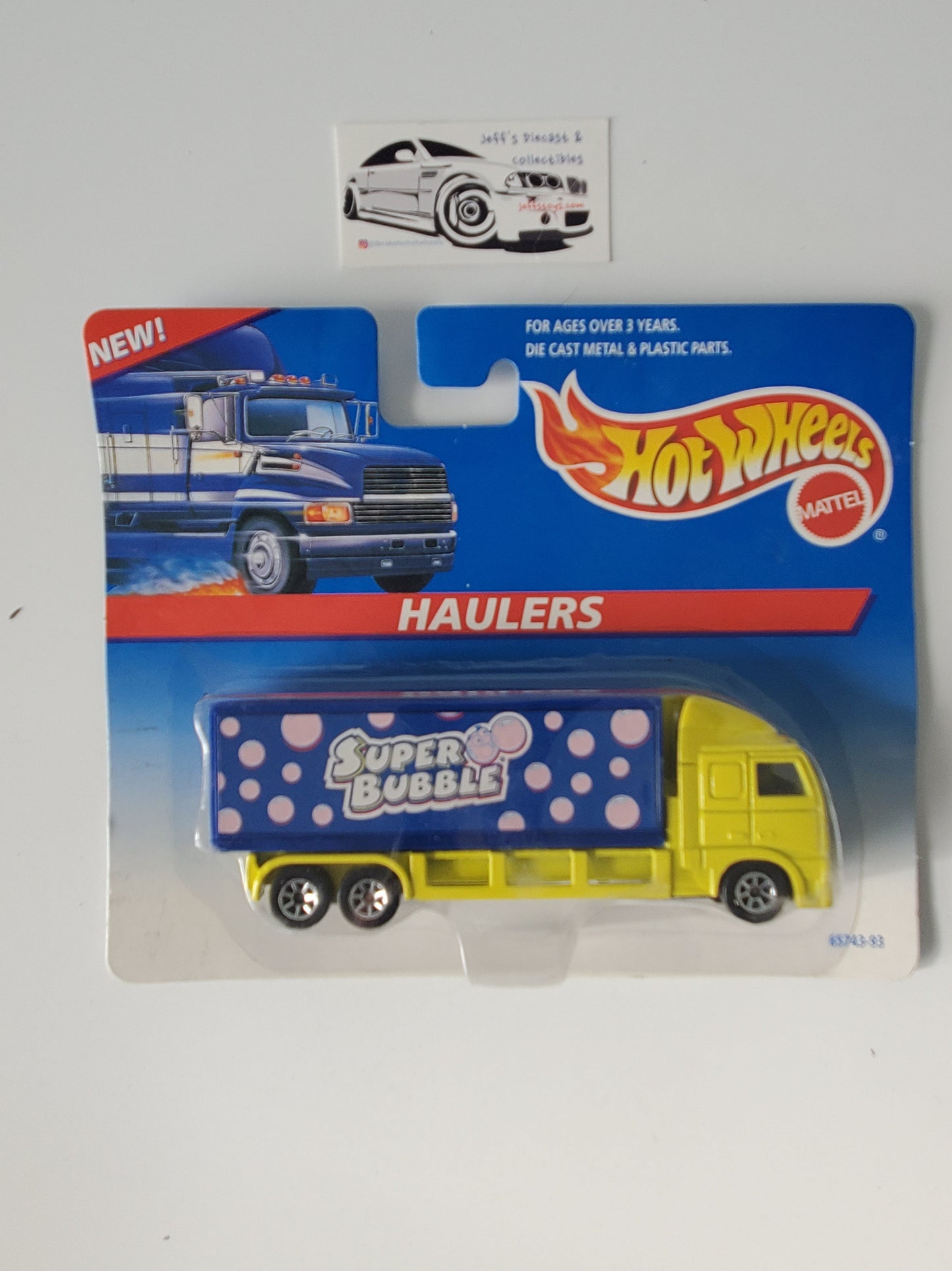 1996 Hot Wheels Haulers Super Bubble Jeff's Diecast & Collectibles