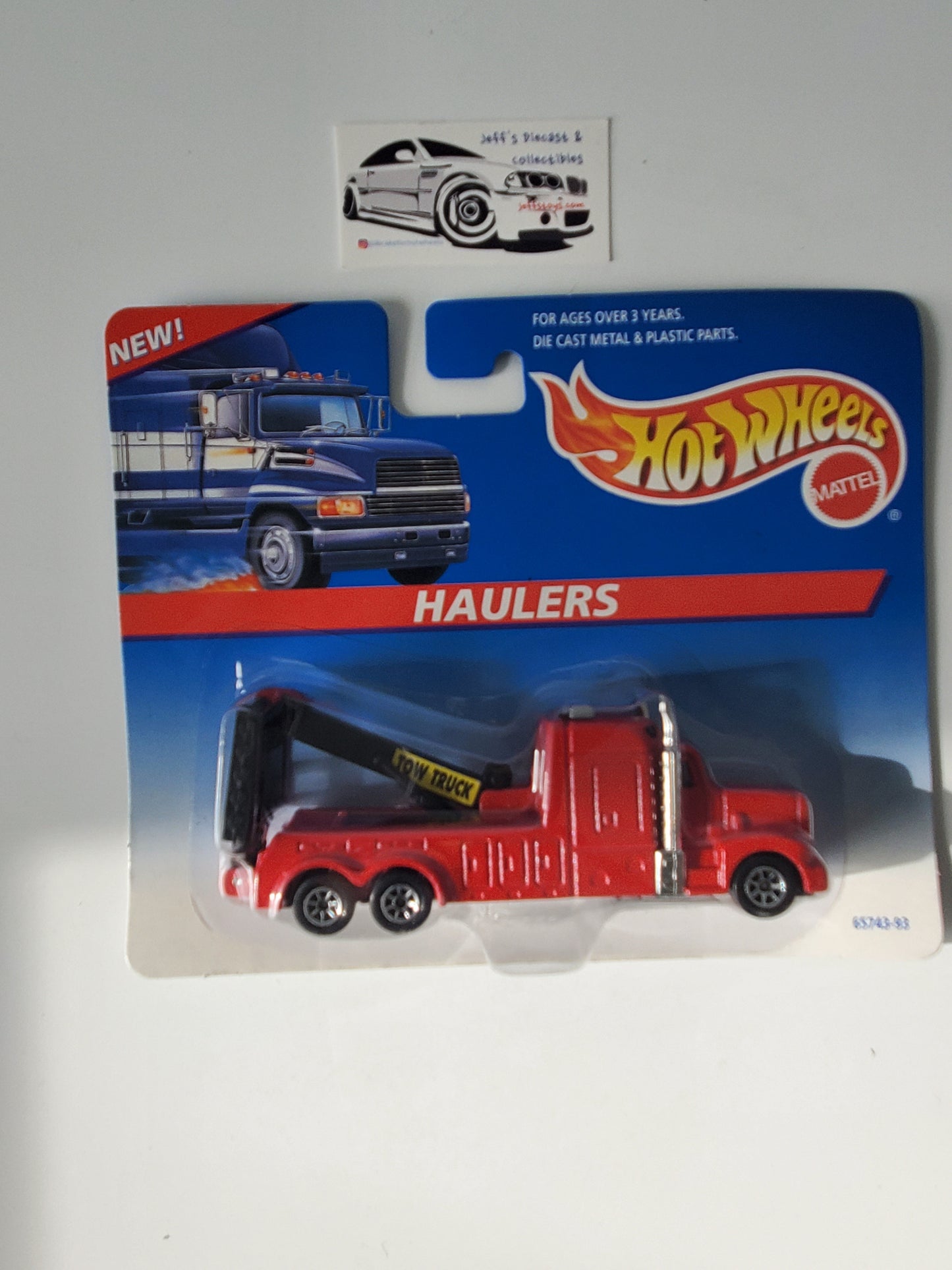 1996 Hot Wheels Haulers Tow Truck Jeff's Diecast & Collectibles