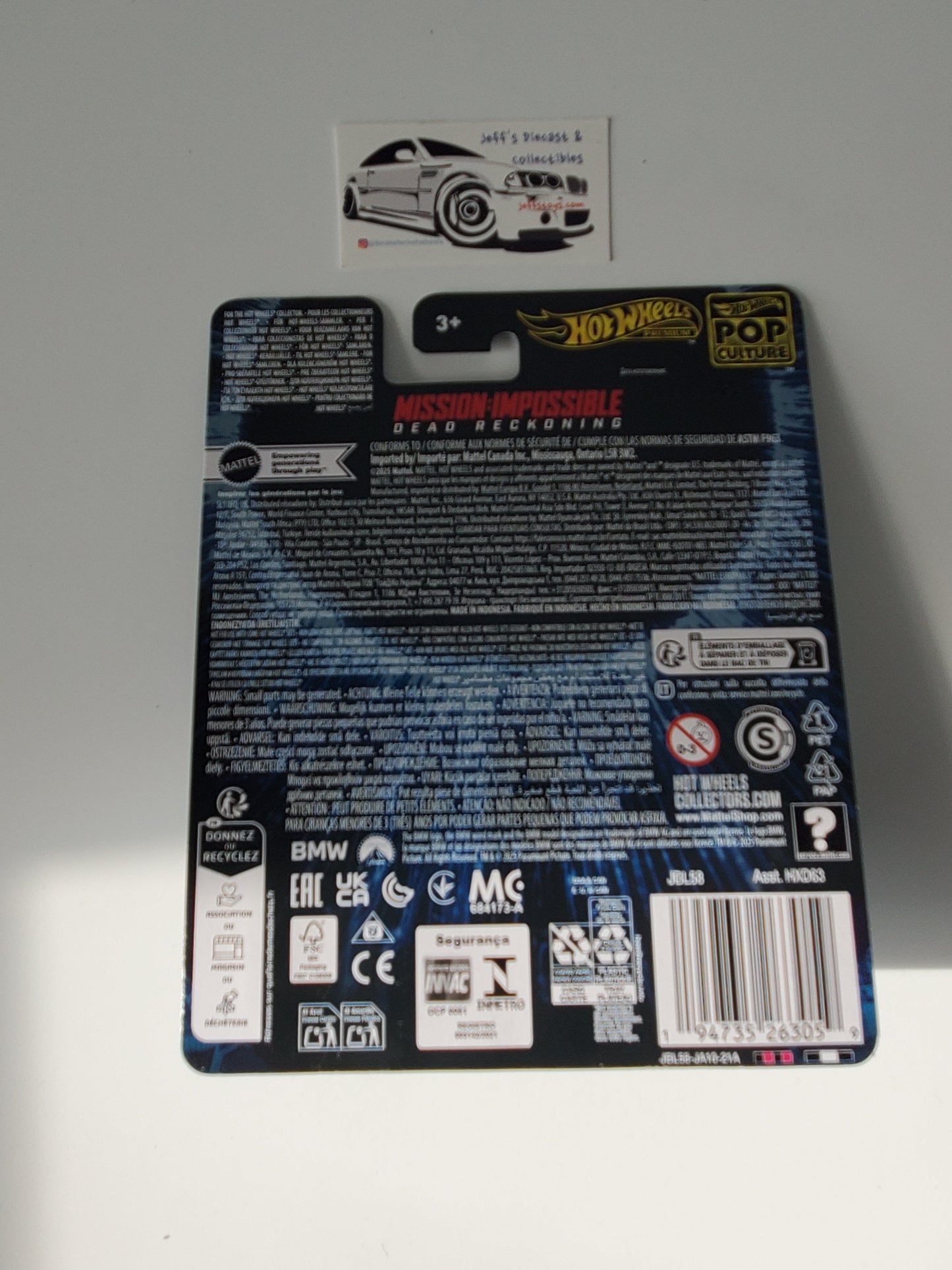 2025 Hot Wheels Premium Pop Culture 2021 BMW M5 Jeff's Diecast & Collectibles
