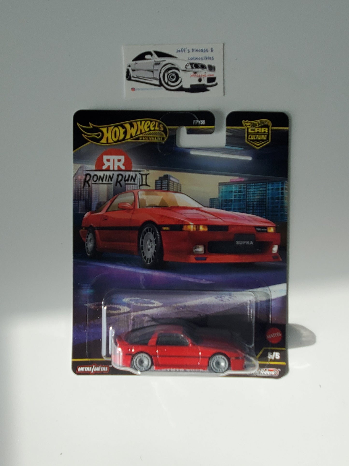 2025 Hot Wheels Premium Ronin Run II '89 Toyota Supra Jeff's Diecast & Collectibles