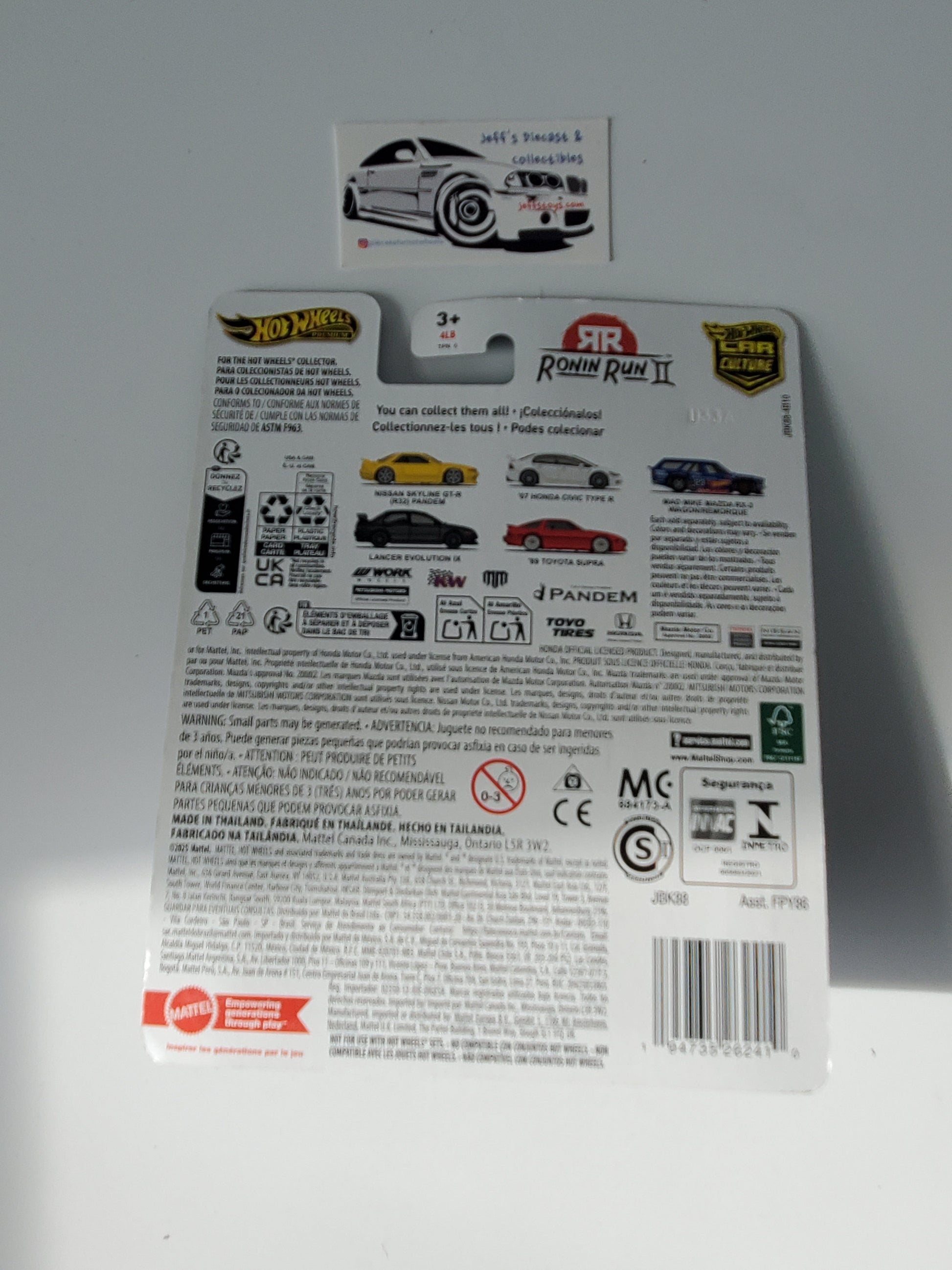 2025 Hot Wheels Premium Ronin Run II Nissan Skyline GT-R (R32) Pandem Jeff's Diecast & Collectibles
