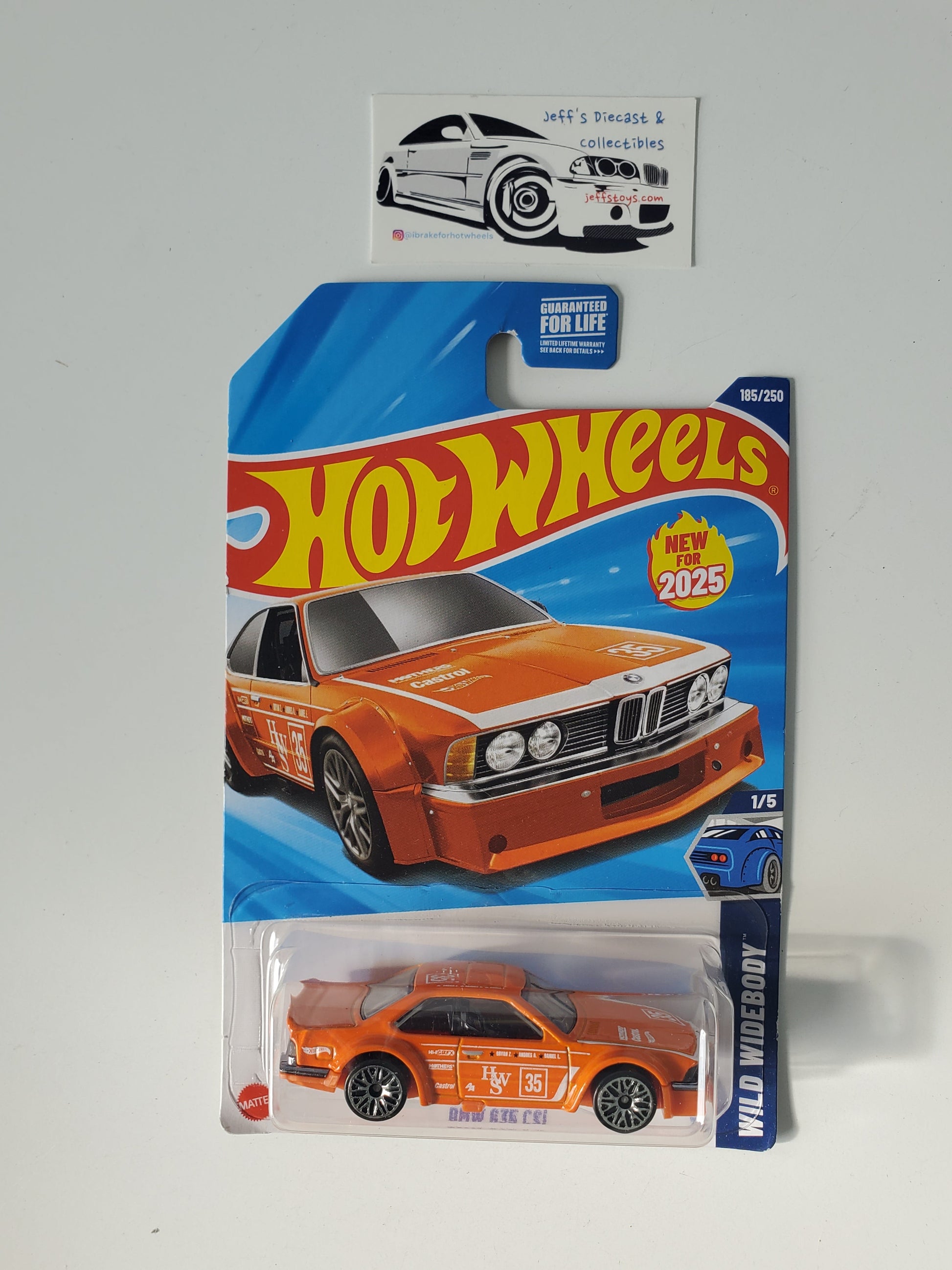 2025 Hot Wheels BMW 635 csi Jeff's Diecast & Collectibles