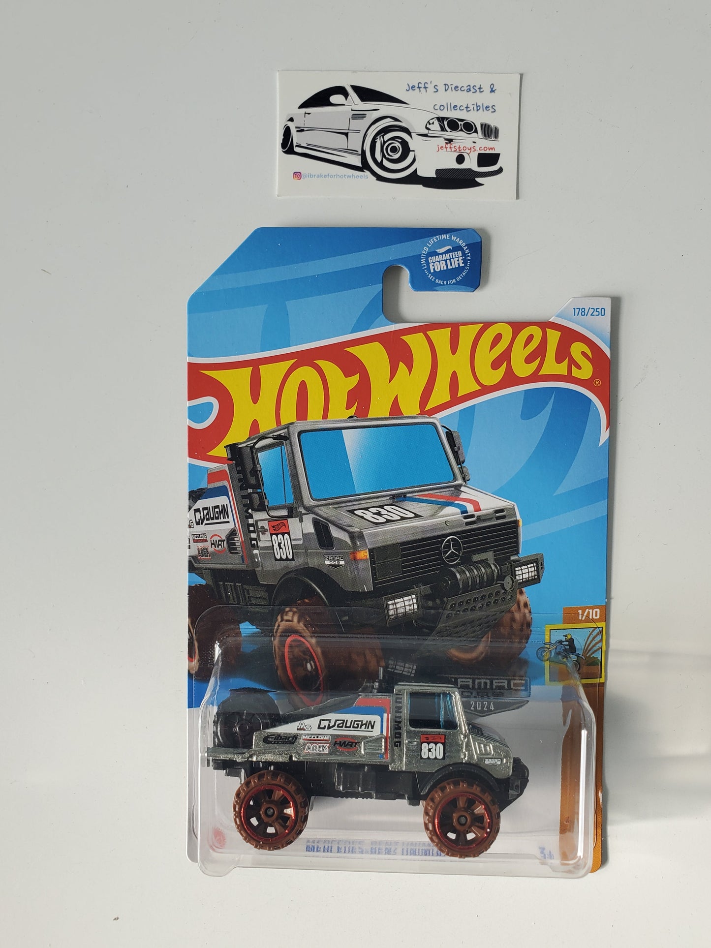 2024 Hot Wheels Mercedes-Benz Unimog Zamac Jeff's Diecast & Collectibles