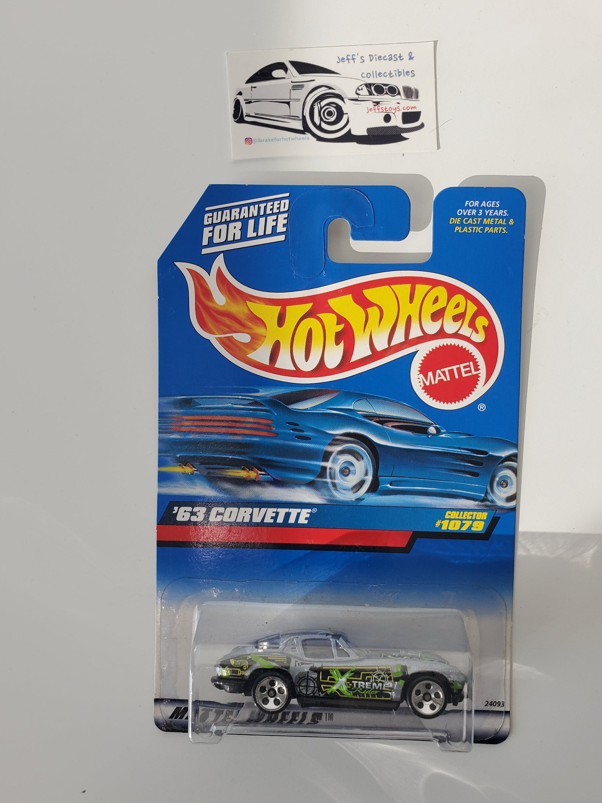 1999 Hot Wheels '63 Corvette #1079 Jeff's Diecast & Collectibles