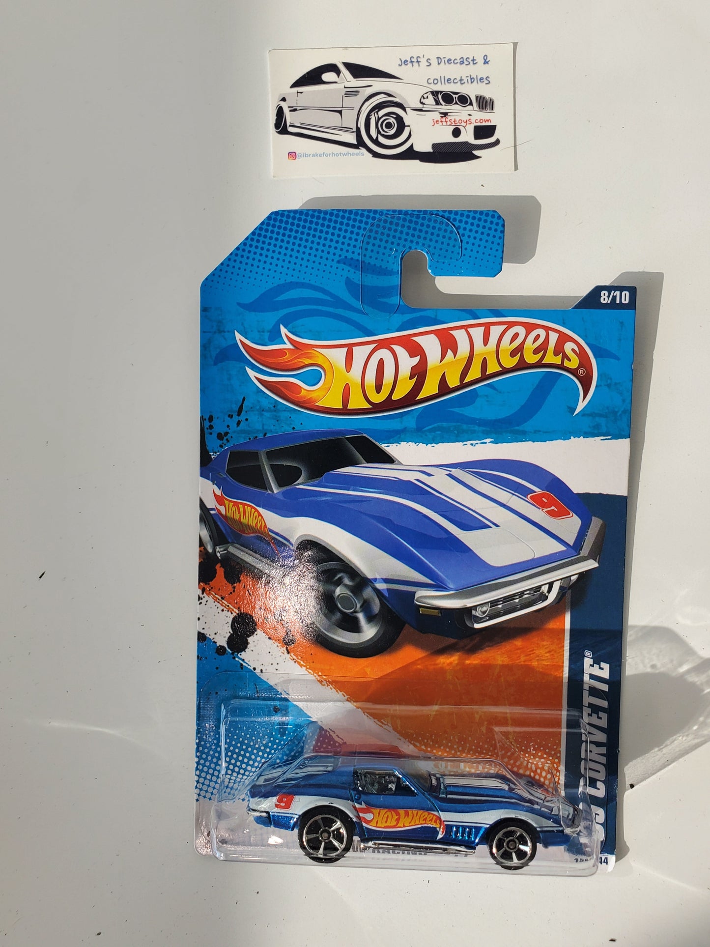 2011 Hot Wheels '69 Corvette #158 Jeff's Diecast & Collectibles