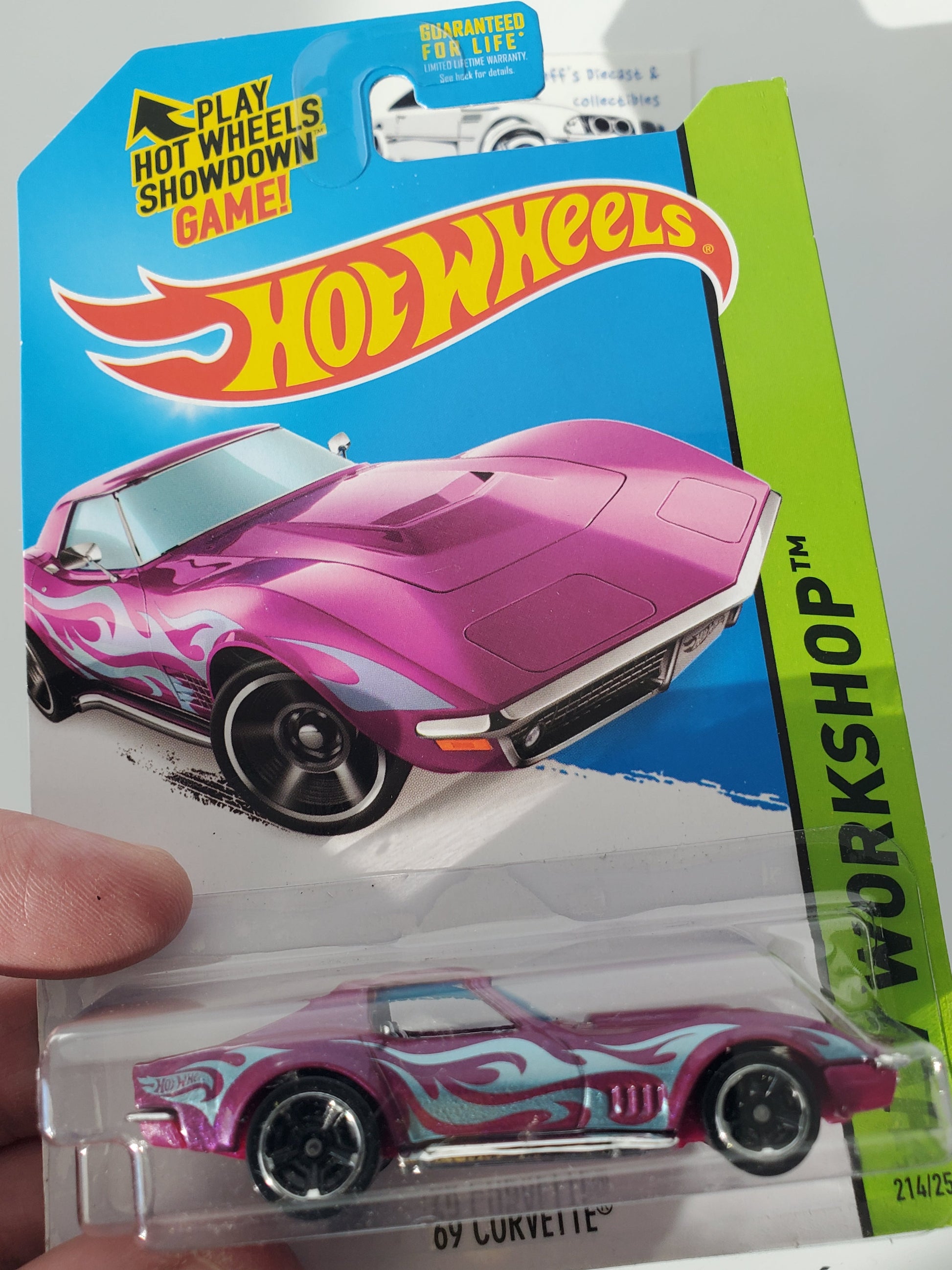 2014 Hot Wheels '69 Corvette #214 Jeff's Diecast & Collectibles