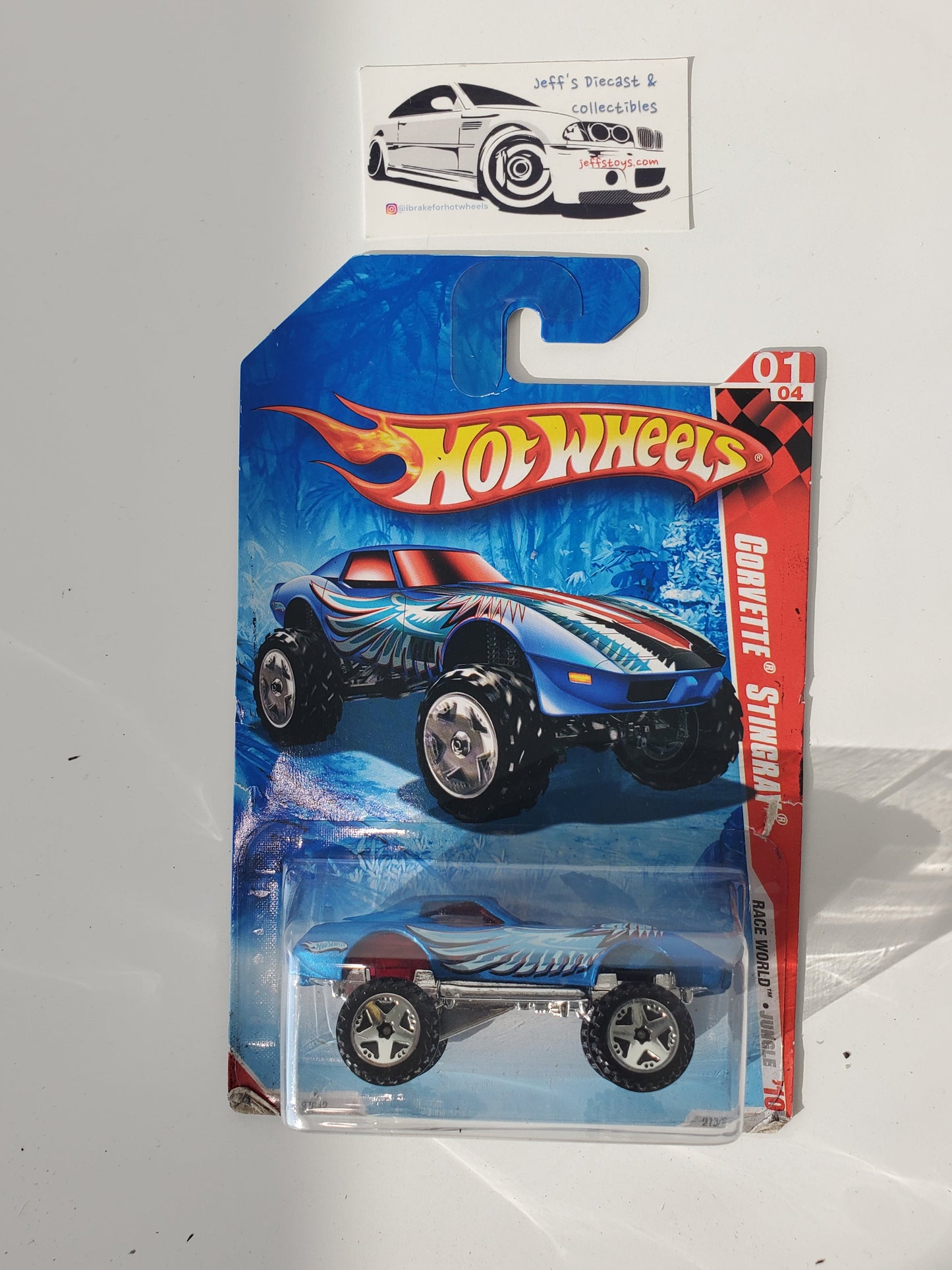 2010 Hot Wheels Corvette Stingray #213 Jeff's Diecast & Collectibles