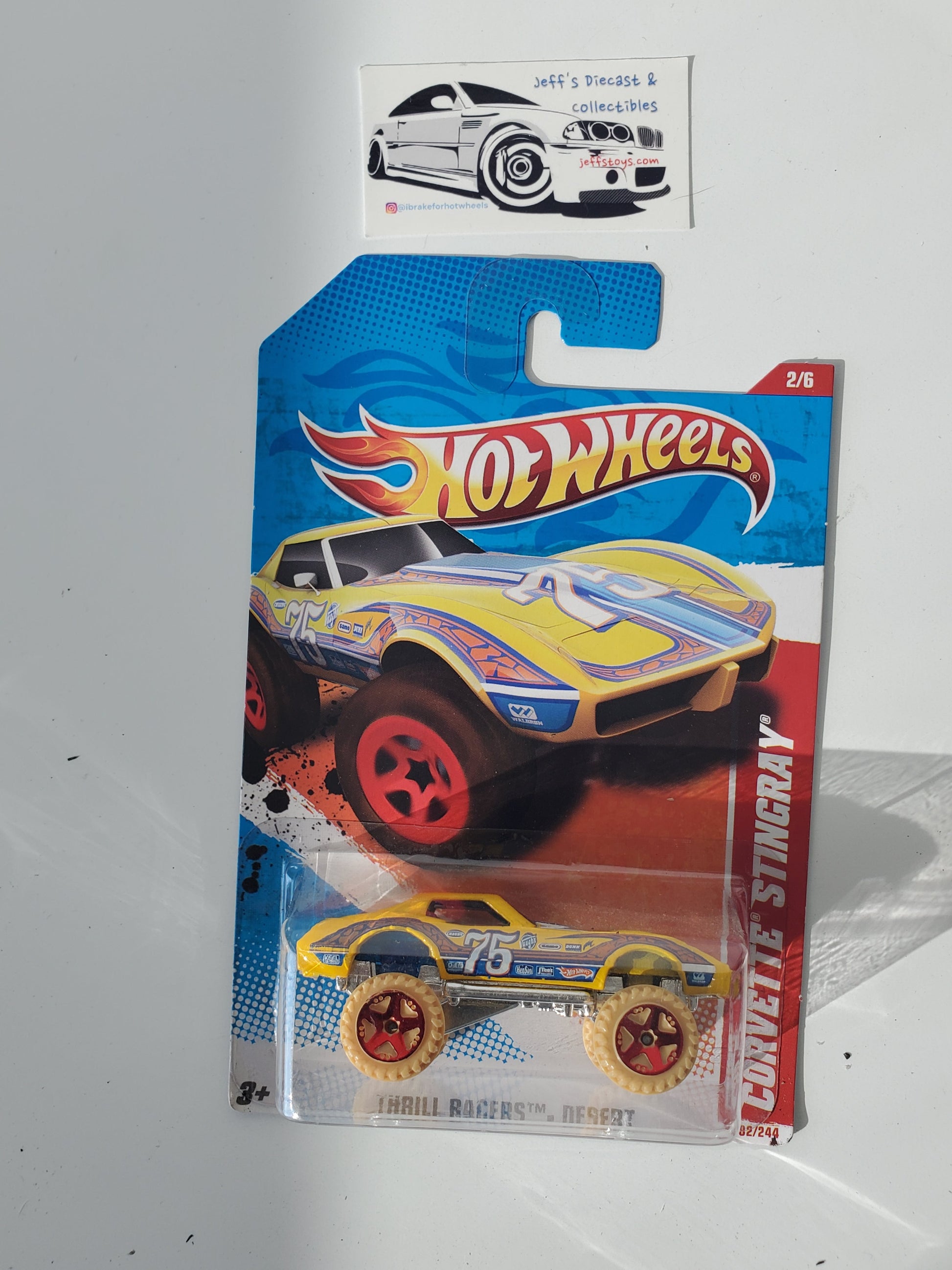 2011 Hot Wheels Corvette Stingray #182 Jeff's Diecast & Collectibles