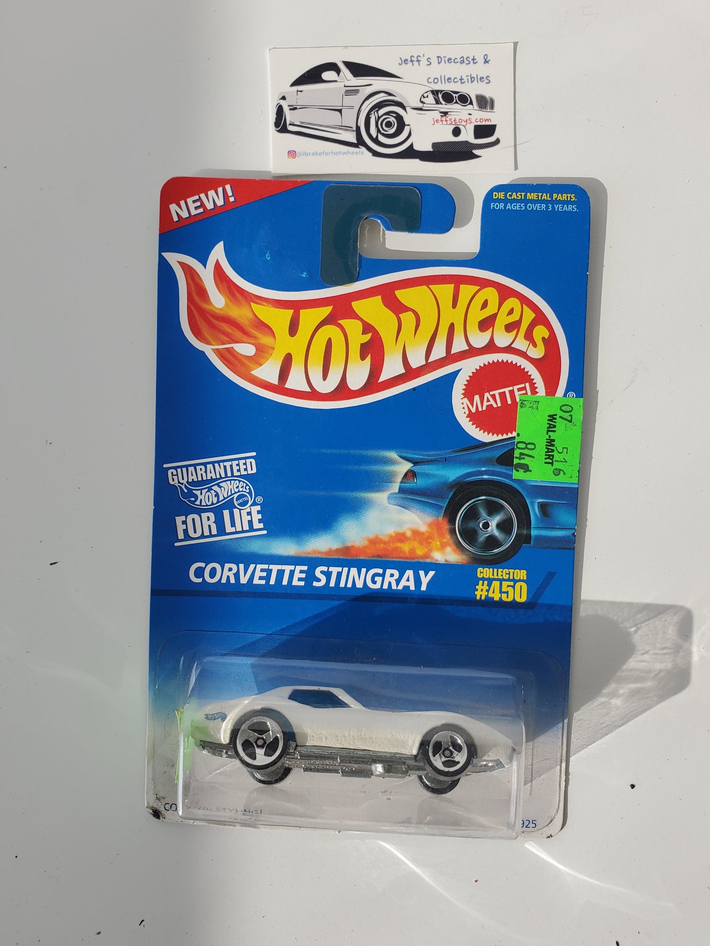 1996 Hot Wheels Corvette Stingray #450 Jeff's Diecast & Collectibles