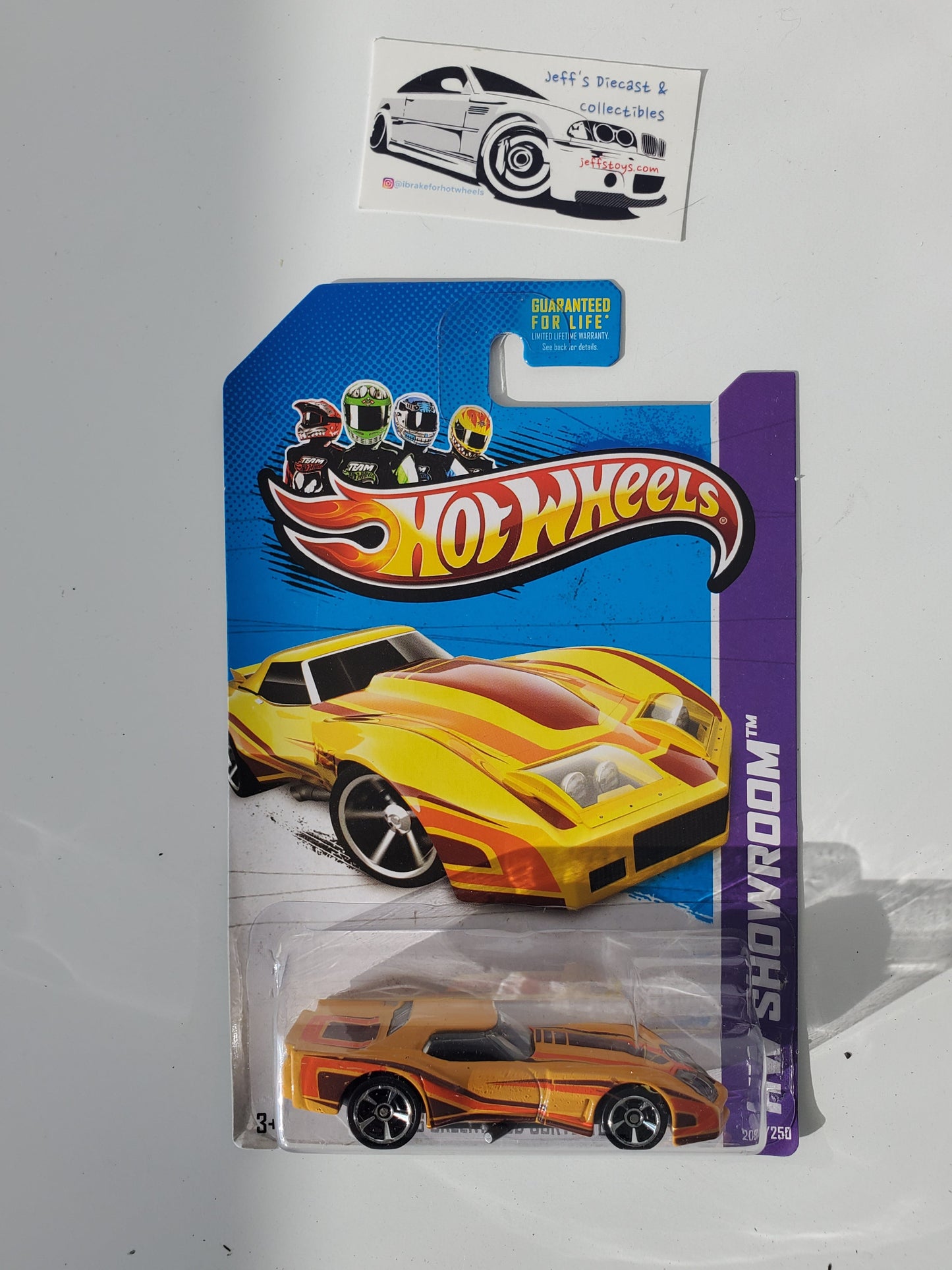 2013 Hot Wheels '76 Greenwood Corvette #208 Jeff's Diecast & Collectibles