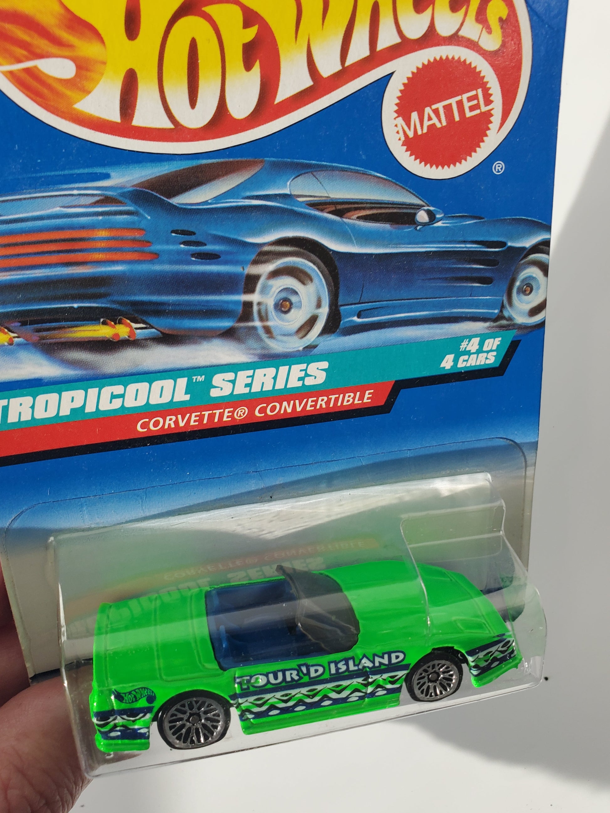 1998 Hot Wheels Custom Corvette #696 Tropicool Jeff's Diecast & Collectibles