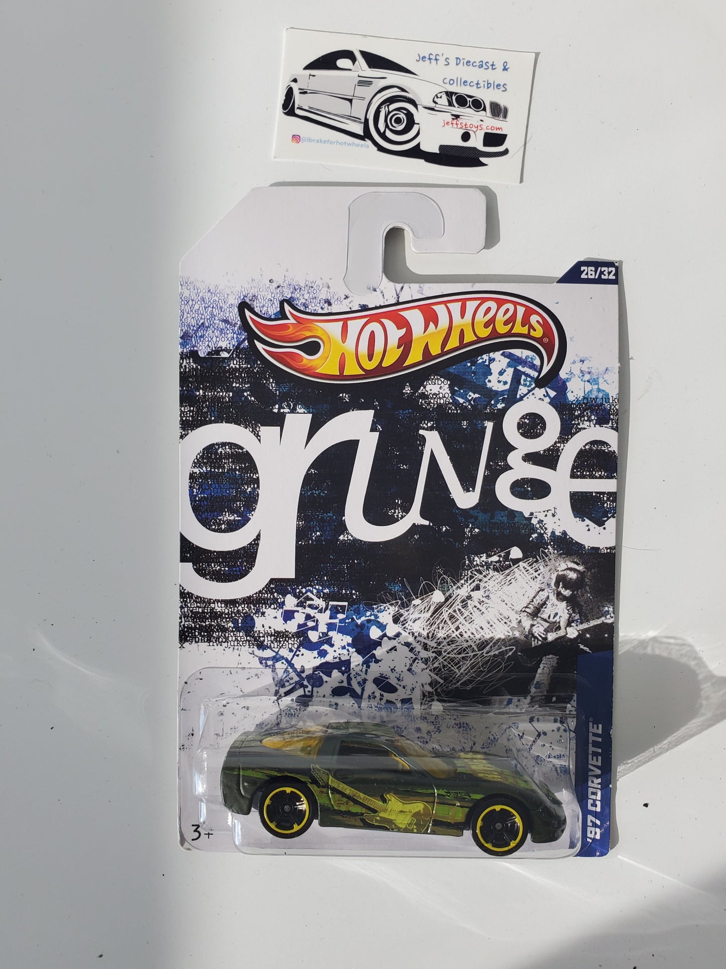 2013 Hot Wheels Jukebox Grunge '97 Corvette Jeff's Diecast & Collectibles