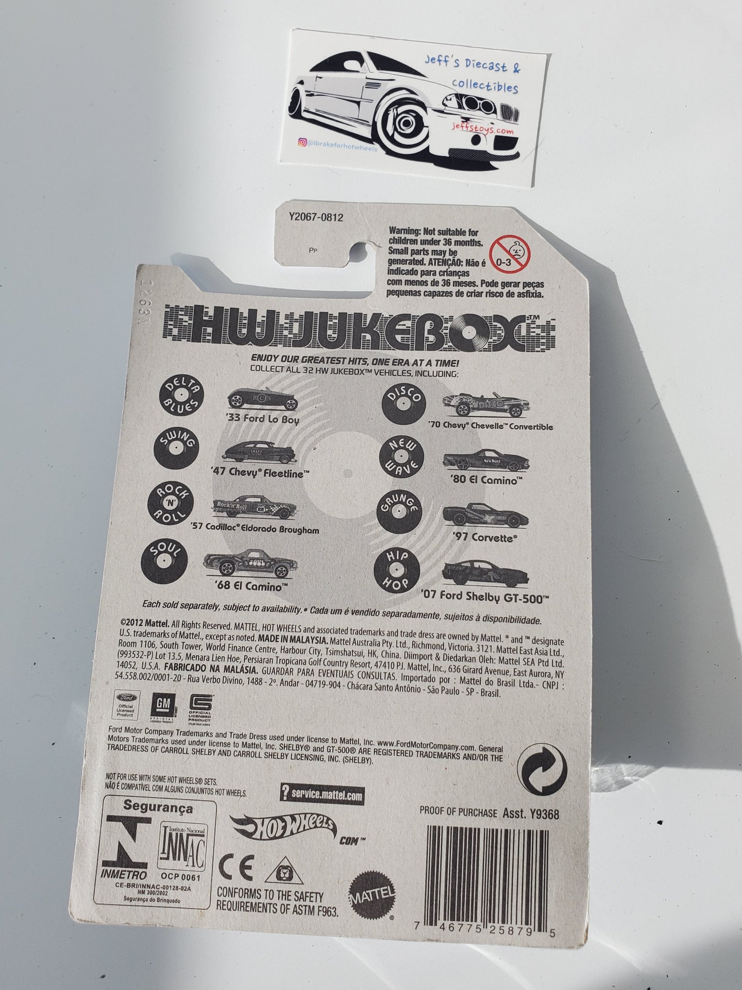 2013 Hot Wheels Jukebox Grunge '97 Corvette Jeff's Diecast & Collectibles