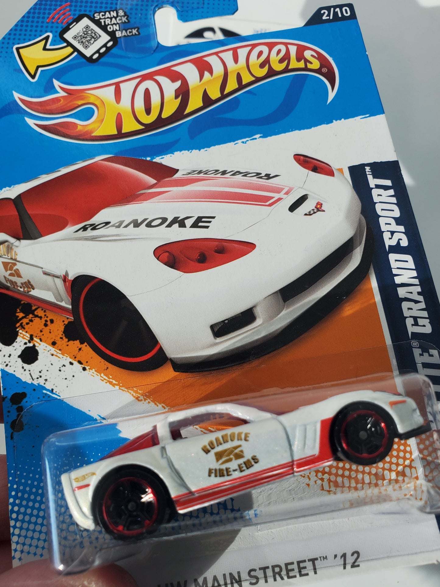 2012 Hot Wheels '11 Corvette Grand Sport #162 White Jeff's Diecast & Collectibles