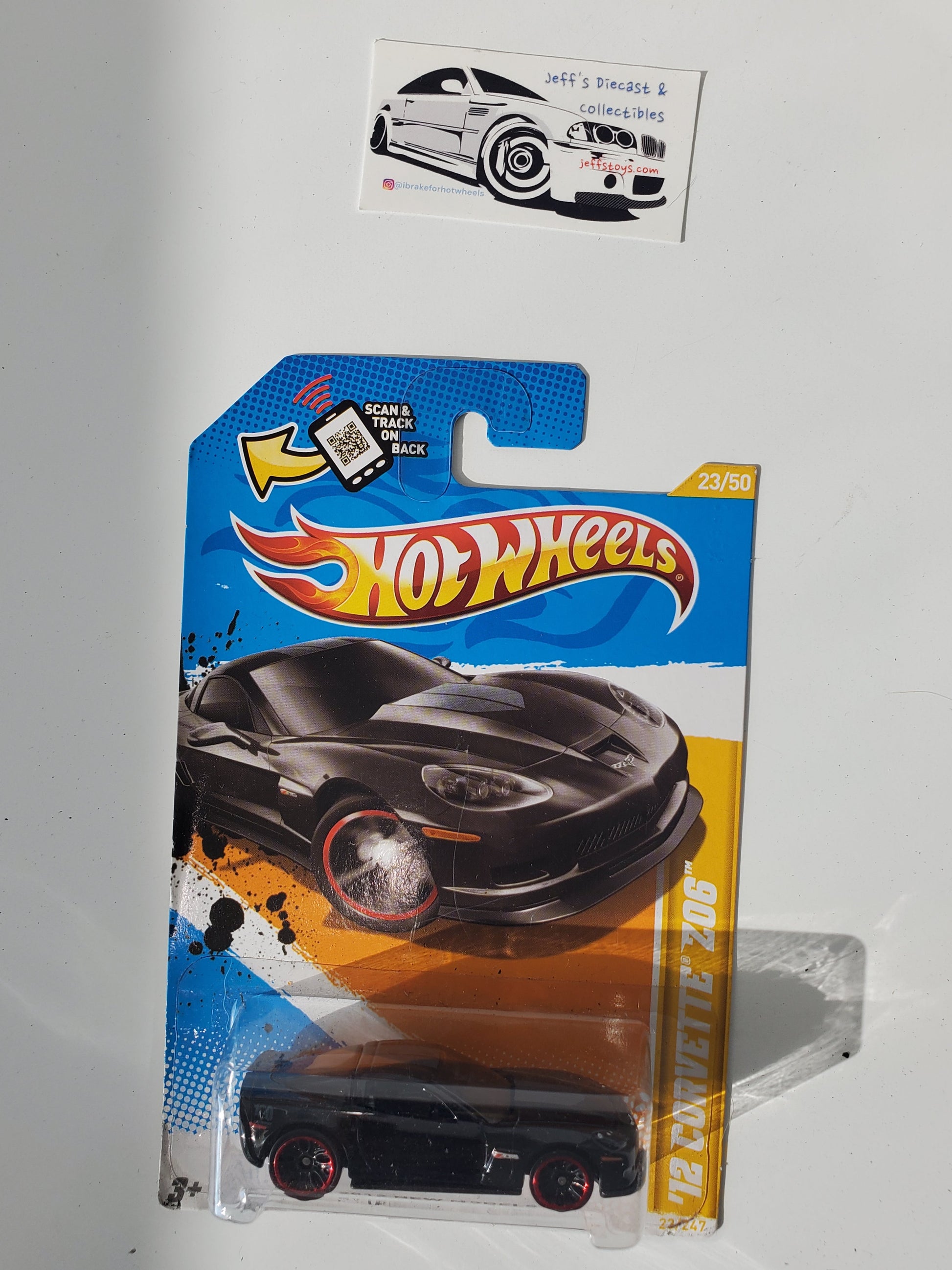 2012 Hot Wheels '12 Corvette Z06 #23 Jeff's Diecast & Collectibles