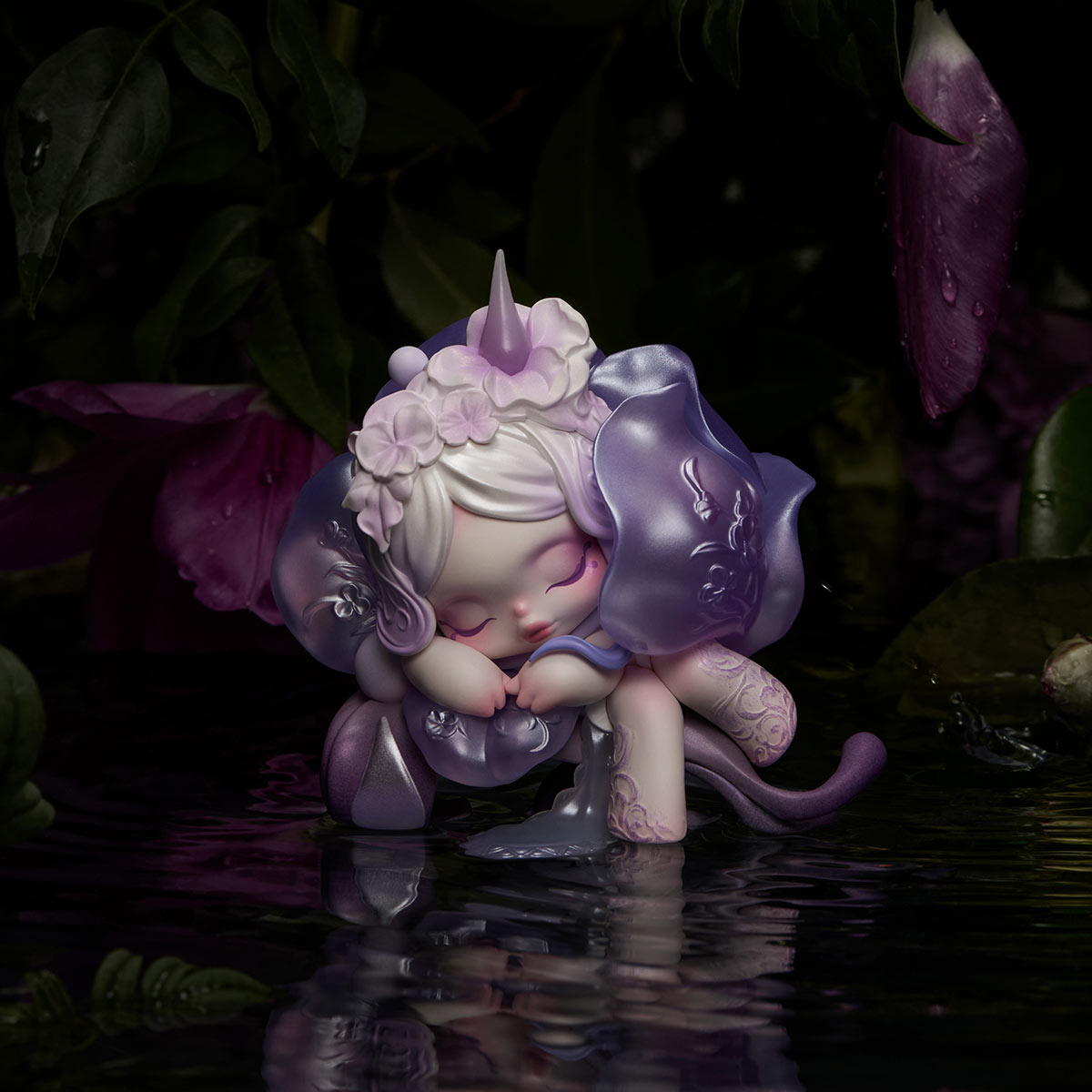 SKULLPANDA Petals in Four Acts Series Blind Box Figure | POP MART Super Anime Store