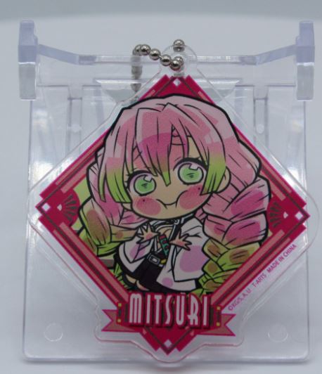 DEMON SLAYER 9 PILLARS MITSURI KANROJI ACRYLIC KEYCHAIN Anime Pop