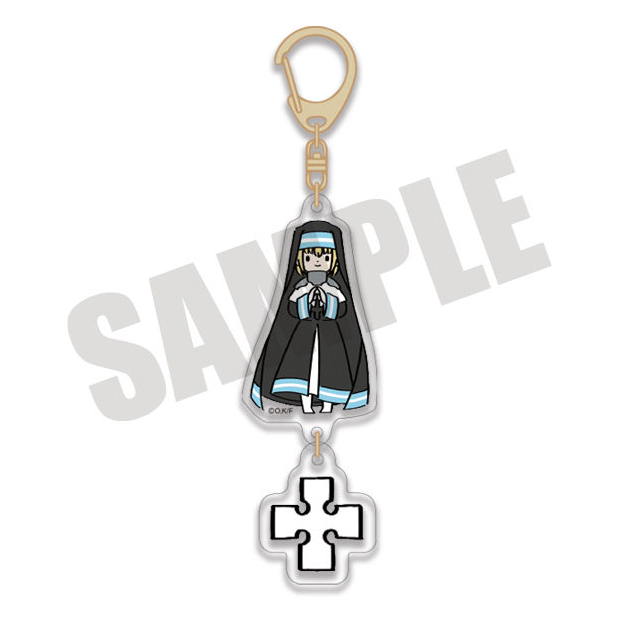FIRE FORCE IRIS ACRYLIC P DESIGN KEYCHAIN Anime Pop