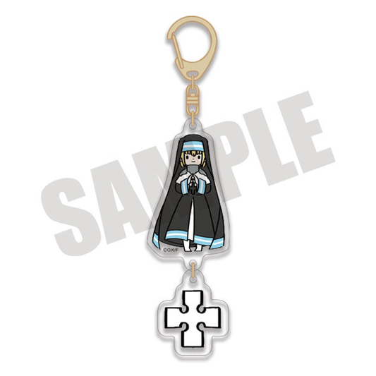 FIRE FORCE IRIS ACRYLIC P DESIGN KEYCHAIN Anime Pop