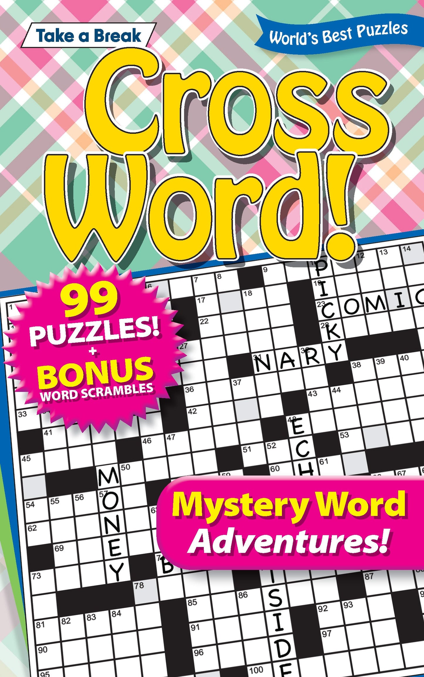 Take a Break - Cross Word: 240920 Mystery Word Adventures, 99 Puzzles, Bonus Word Scrambles, Unwind, Relax, Unplug, Mind-Boosting, Brain Challenges, De-Stress, Recharge, Reduce Anxiety & Solve! Magazine Shop US