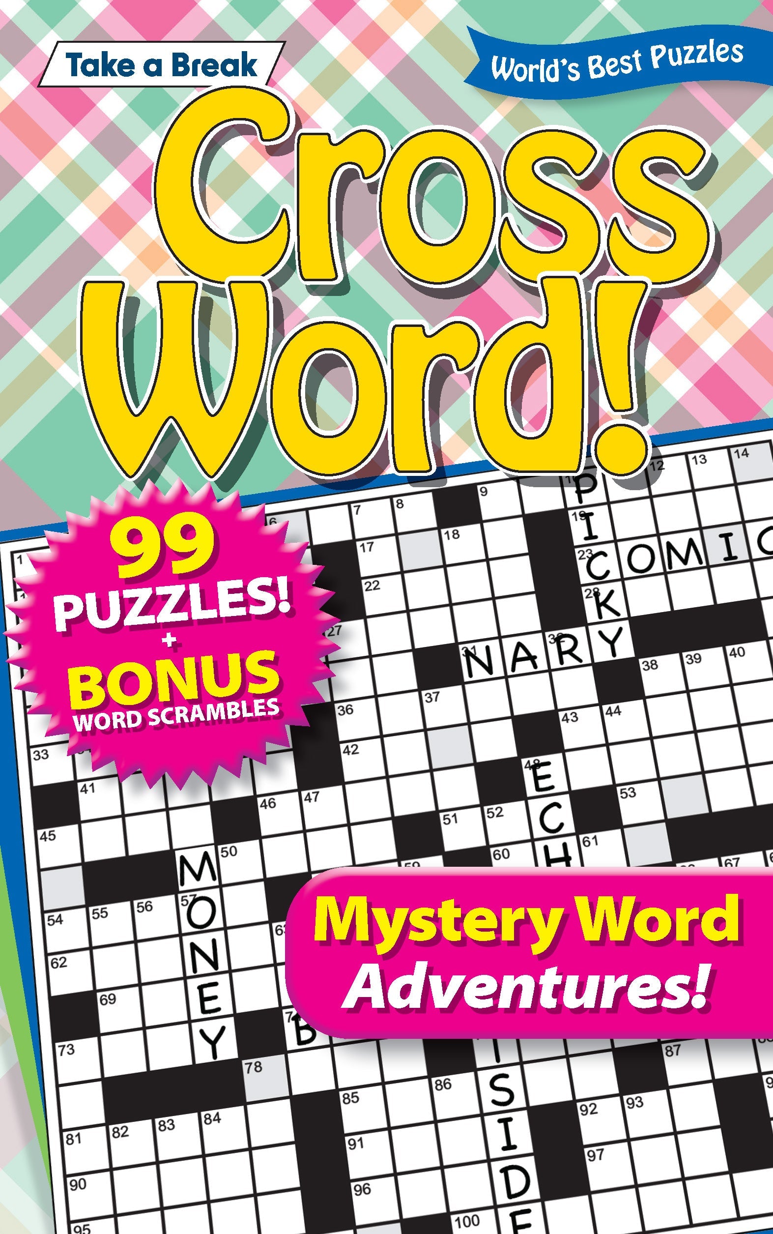 Take a Break - Cross Word: 240920 Mystery Word Adventures, 99 Puzzles, Bonus Word Scrambles, Unwind, Relax, Unplug, Mind-Boosting, Brain Challenges, De-Stress, Recharge, Reduce Anxiety & Solve! Magazine Shop US