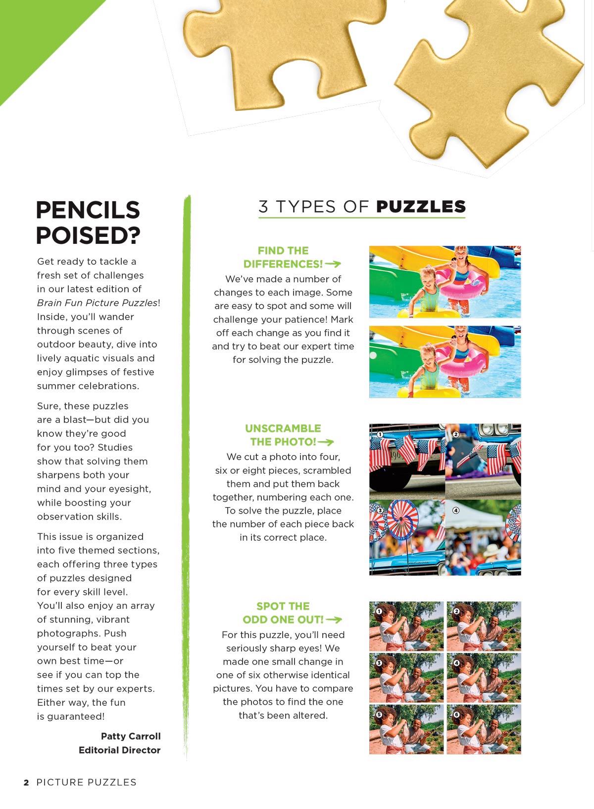 Brain Fun - Picture Puzzles: Spot 300 Differences, Ultimate Brain Challenge, Summer Edition, Sunny Day Fun, Vacation Views, Summer Treats, Outdoor Party Scenes, Unwind, Unplug, Relax, Solve & More! Magazine Shop US