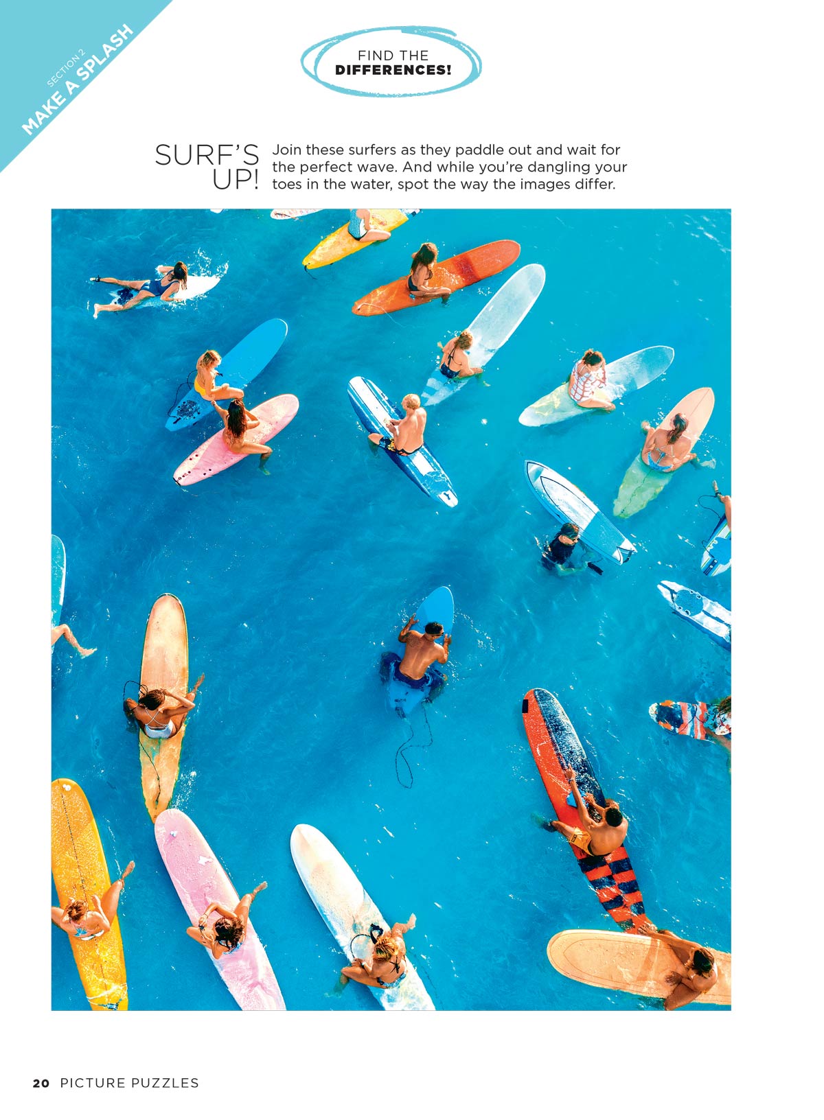 Brain Fun - Picture Puzzles: Spot 300 Differences, Ultimate Brain Challenge, Summer Edition, Sunny Day Fun, Vacation Views, Summer Treats, Outdoor Party Scenes, Unwind, Unplug, Relax, Solve & More! Magazine Shop US