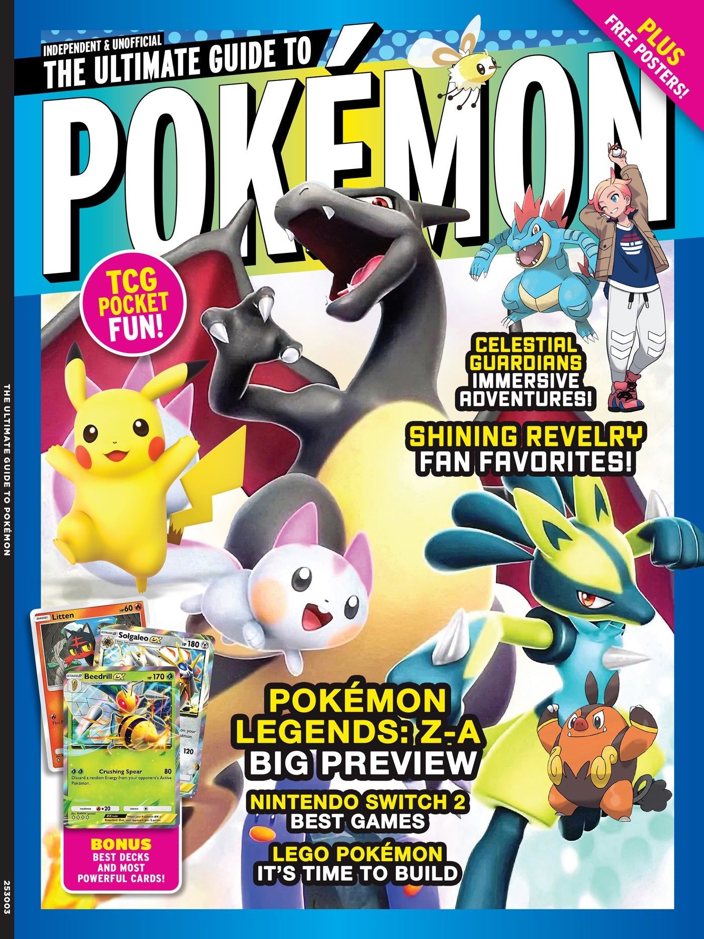 Pokémon - The Ultimate Guide: Pokemon Legends Z-A, Big Preview, Nintendo Switch 2 Games, World Of Lego & Celestial Guardians, Immersive Adventures, Shining Revelry Fan Favorites, Posters & More! Single Copy Magazine Shop US
