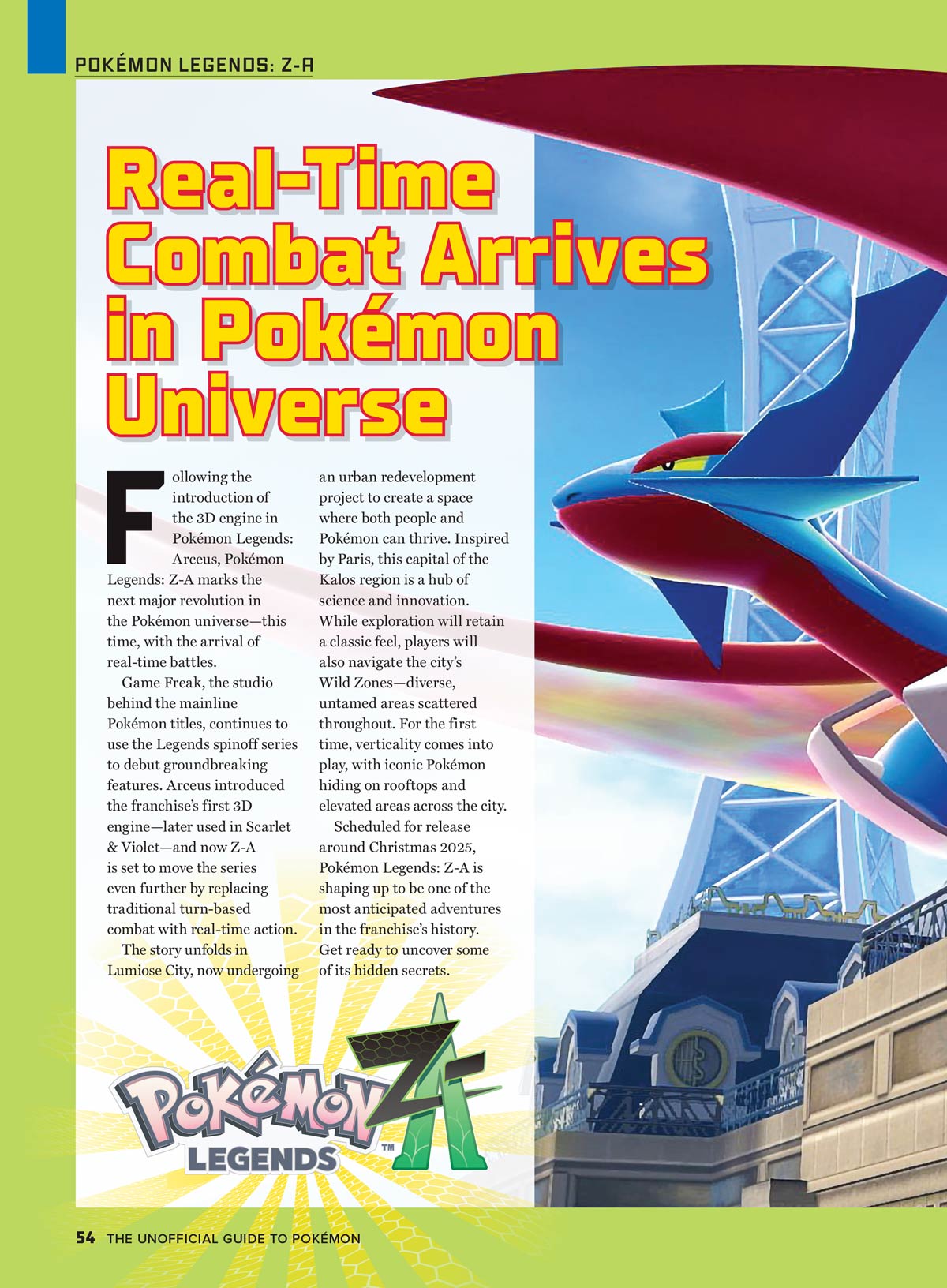 Pokémon - The Ultimate Guide: Pokemon Legends Z-A, Big Preview, Nintendo Switch 2 Games, World Of Lego & Celestial Guardians, Immersive Adventures, Shining Revelry Fan Favorites, Posters & More! Magazine Shop US