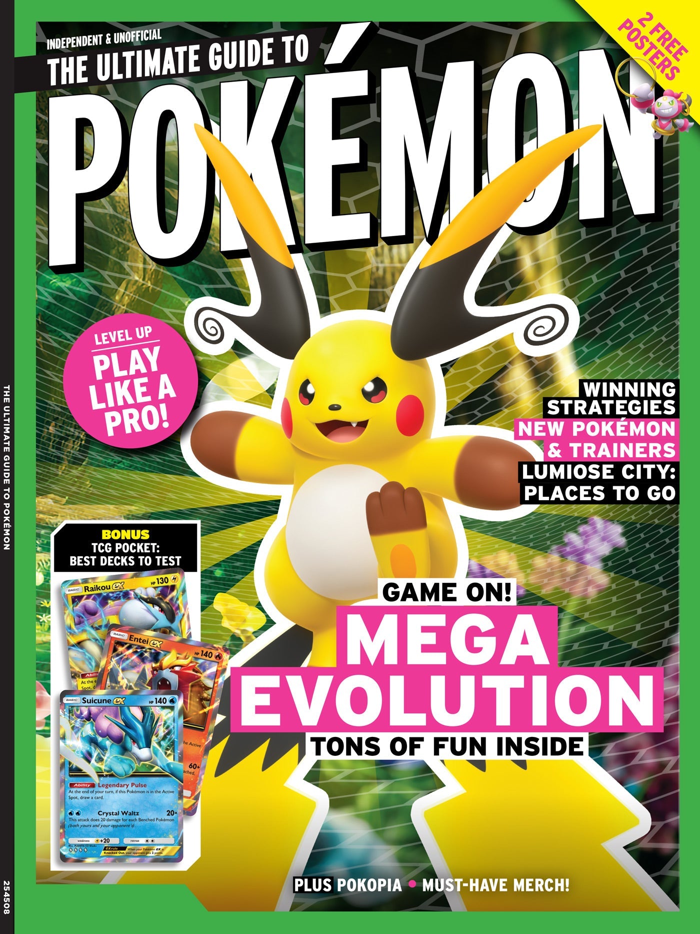 Pokémon- The Ultimate Guide: Level Up & Play Like A Pro, Master Mega Evolutions, Winning Strategies, New Pokemon & Trainers Explore Lumiose City, Exclusive Insights, Bonus Posters Included & More! Single Copy Magazine Shop US