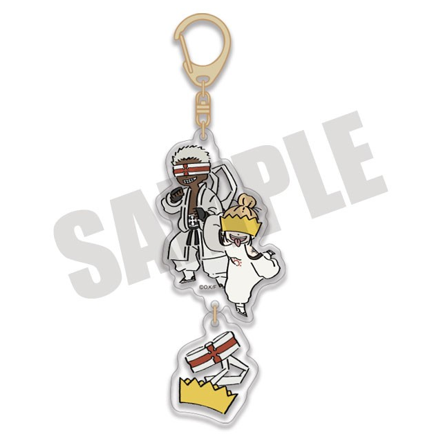FIRE FORCE HAUMEA & CHARON ACRYLIC P DESIGN KEYCHAIN Anime Pop