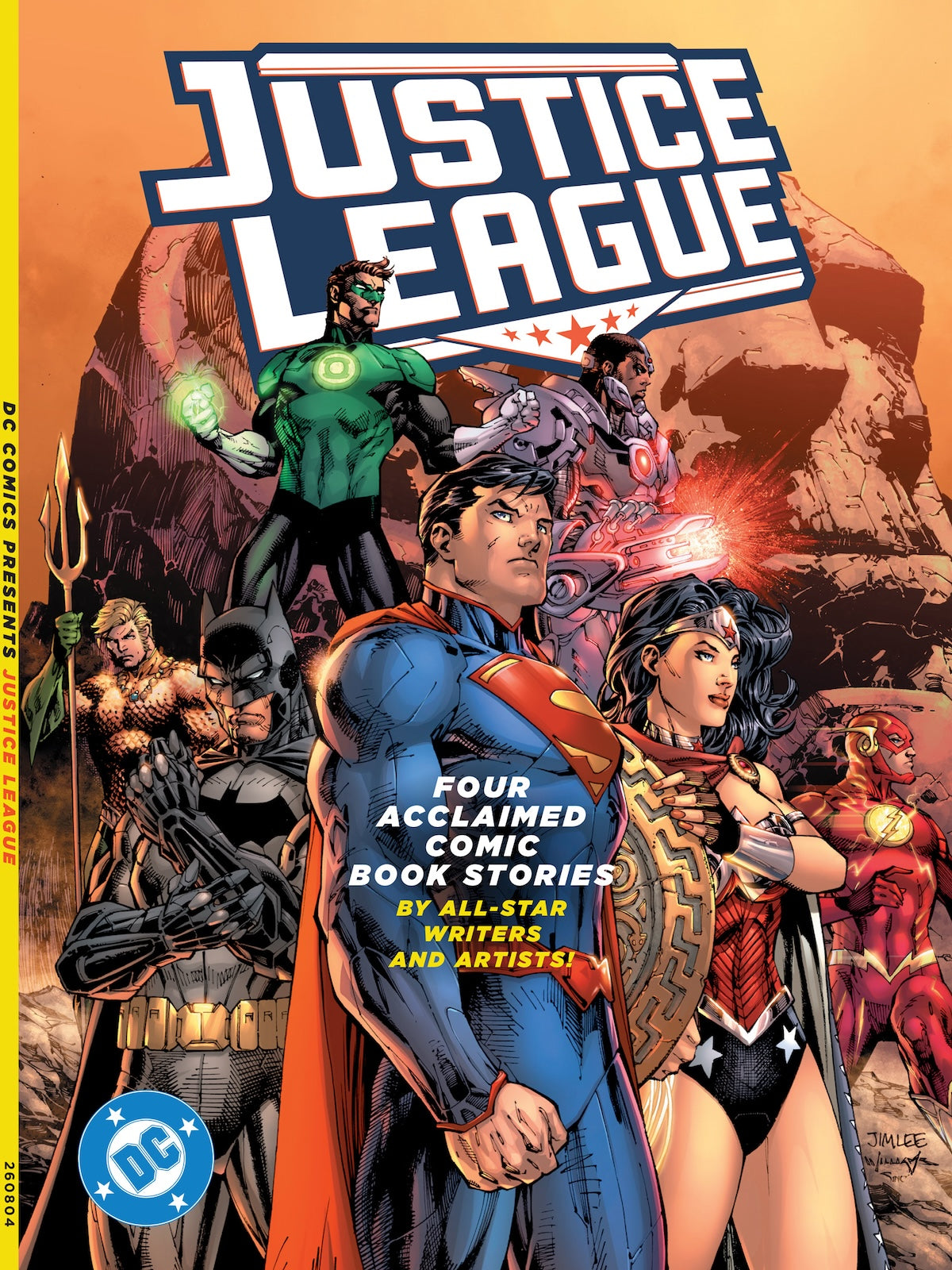 DC Comics Presents - Justice League: Four Epic Comic Book Stories, Action-Packed Adventures With Iconic Superheroes Such As Superman, Batman, Wonder Woman, The Flash, Green Lantern, Aquaman & More! Single Copy Magazine Shop US