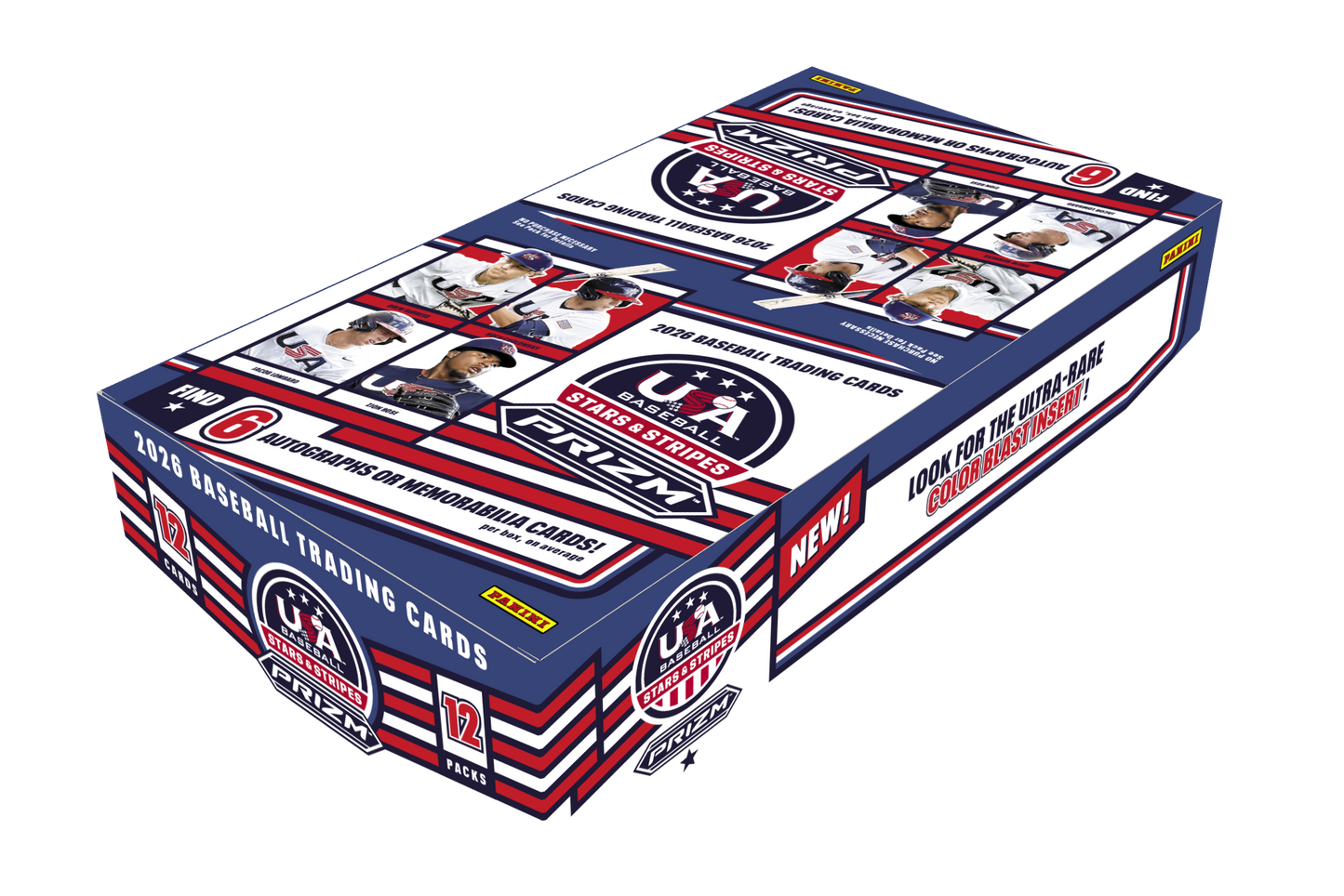2026 Panini Prizm USA Stars & Stripes Baseball - Hobby Box Trading Card World