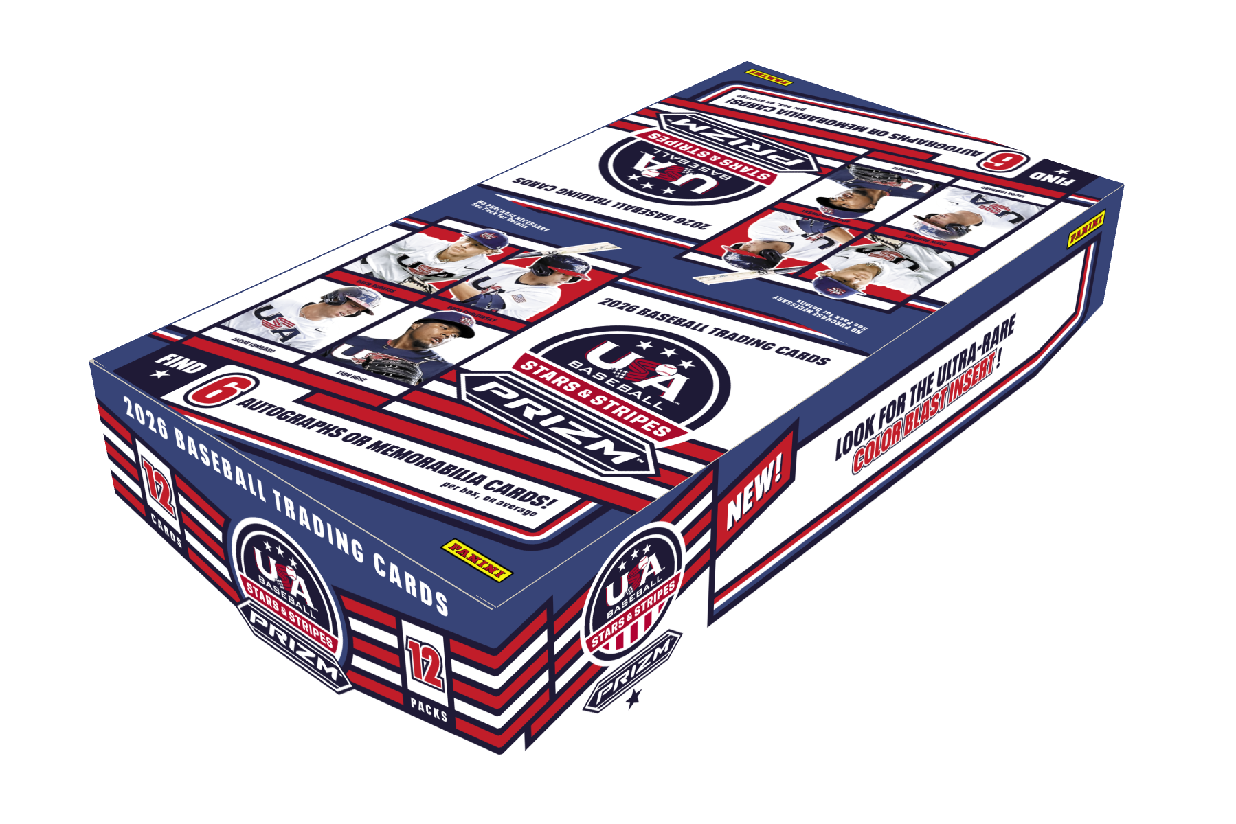2026 Panini Prizm USA Stars & Stripes Baseball - Hobby Box Trading Card World