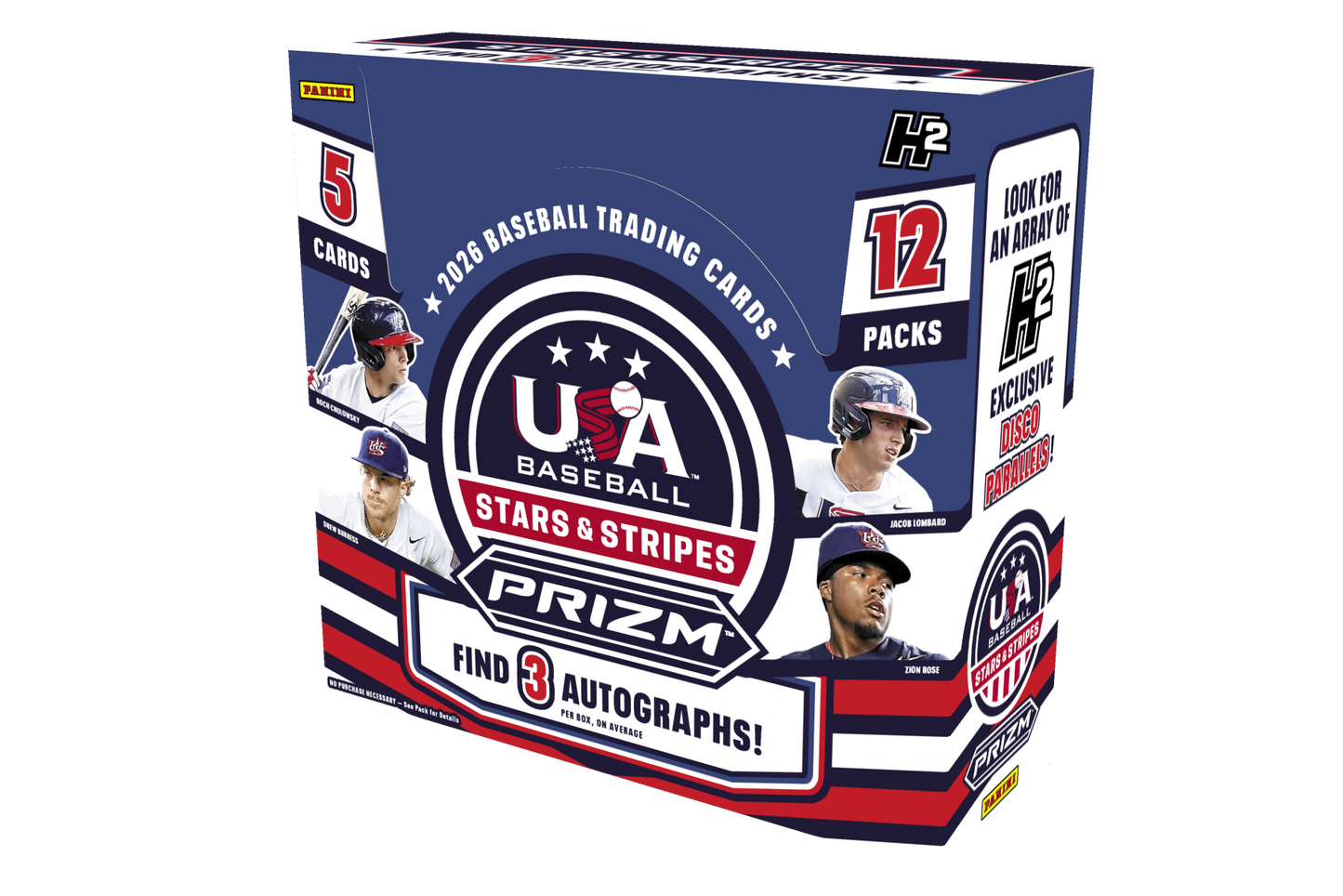 2026 Panini Prizm USA Stars & Stripes Baseball - Mega Box Trading Card World