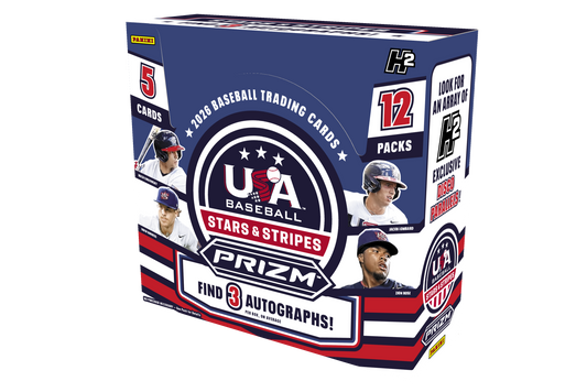 2026 Panini Prizm USA Stars & Stripes Baseball - Mega Box Trading Card World