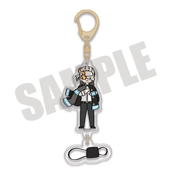 FIRE FORCE LEONARD BURNS ACRYLIC P DESIGN KEYCHAIN Anime Pop