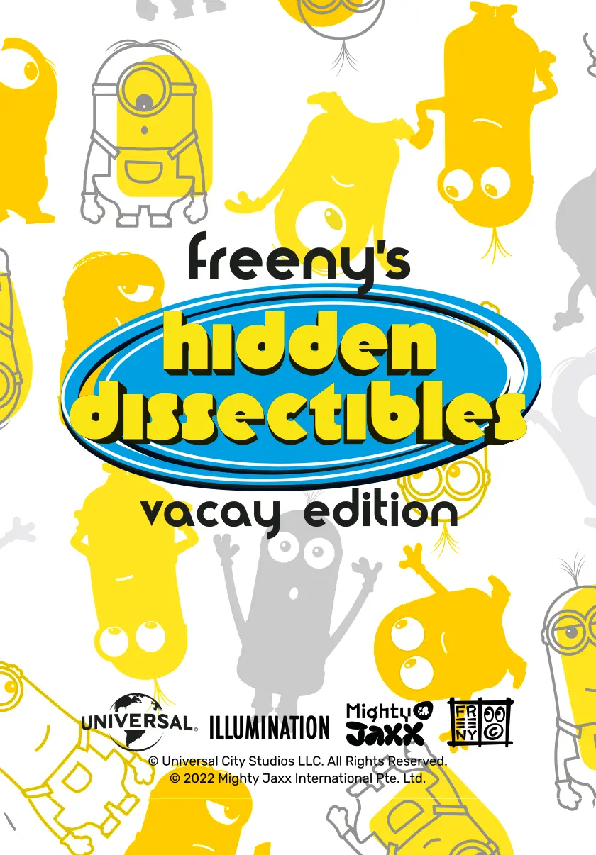 Freeny's Hidden Dissectibles Minions Series 01 - Vacay Edition Blind Box (1 Blind Box) Super Anime Store