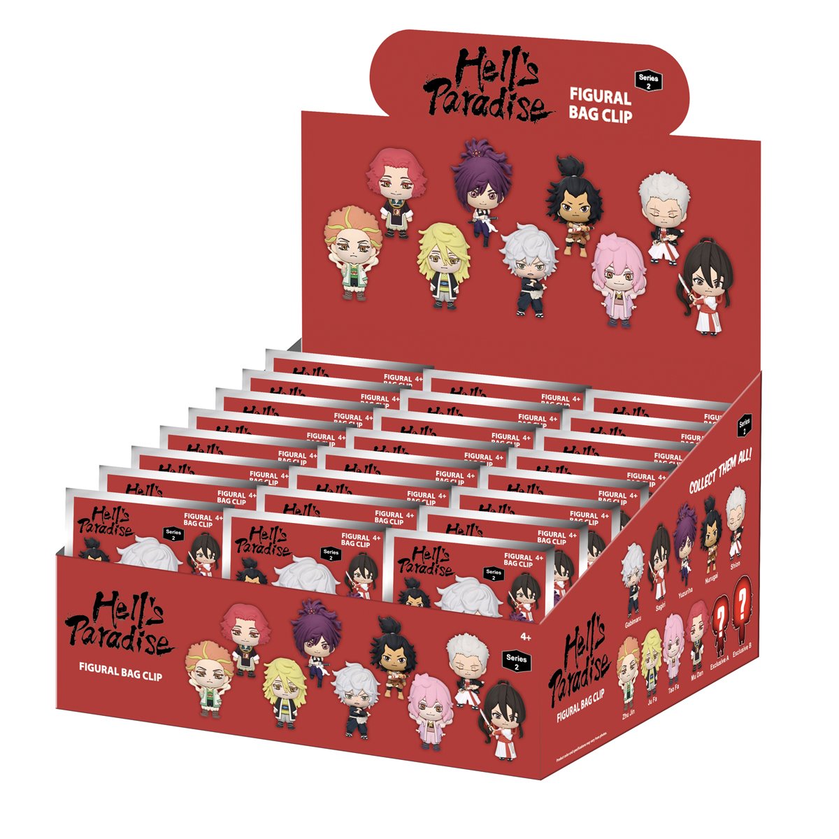 Hell's Paradise Series 2 3D Foam Bag Clip Blind Bag Super Anime Store