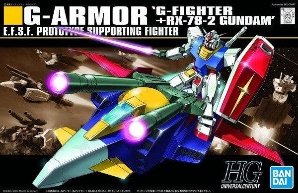 GUNDAM G-ARMOR + RX-78-02 GUNDAM HG 1/144 MODEL KIT Anime Pop
