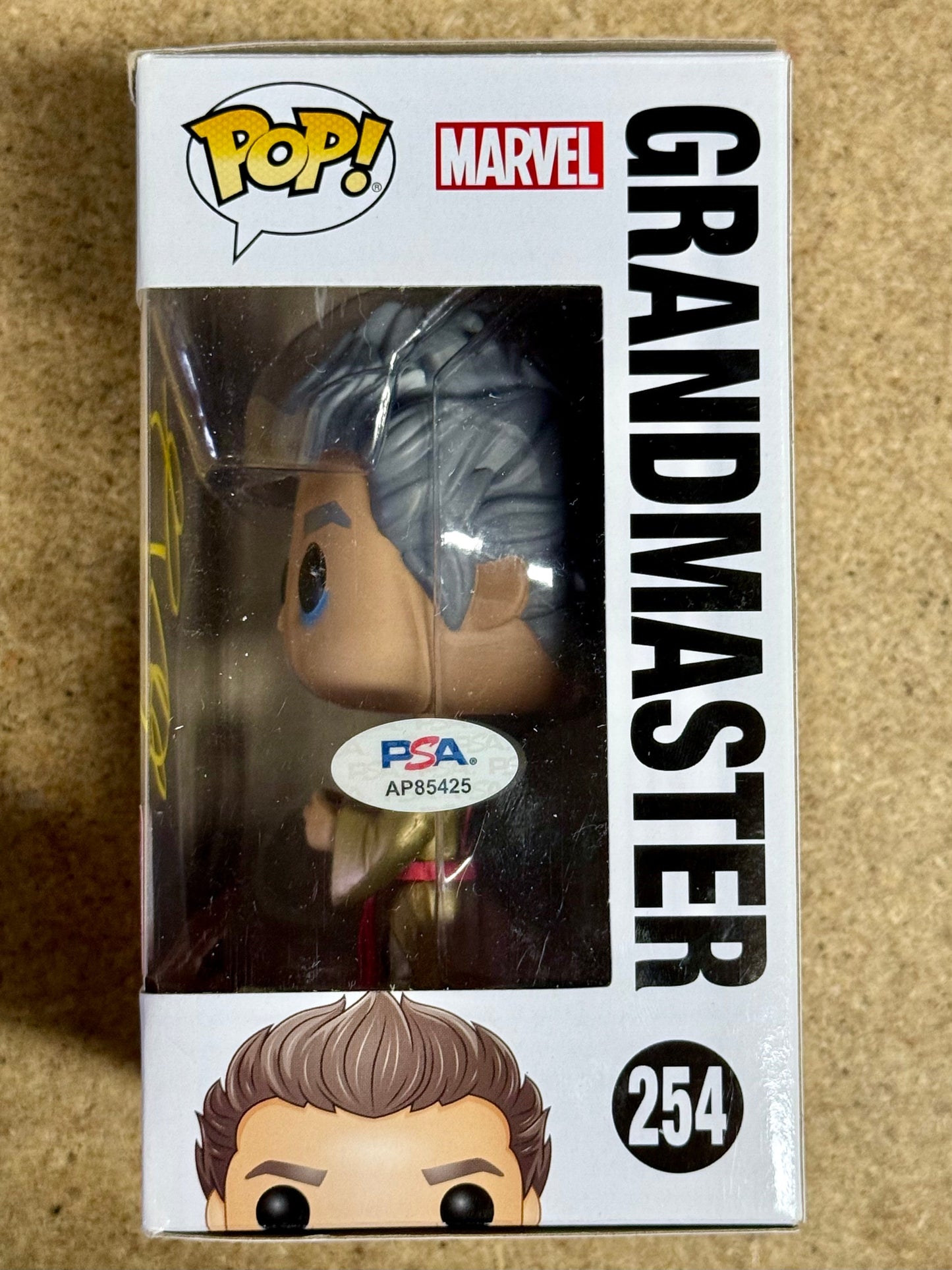 Jeff Goldblum Signed Thor Ragnorak Grandmaster NYCC Vaulted Exclusive Funko Pop! #254 With PSA COA Mustang Comics
