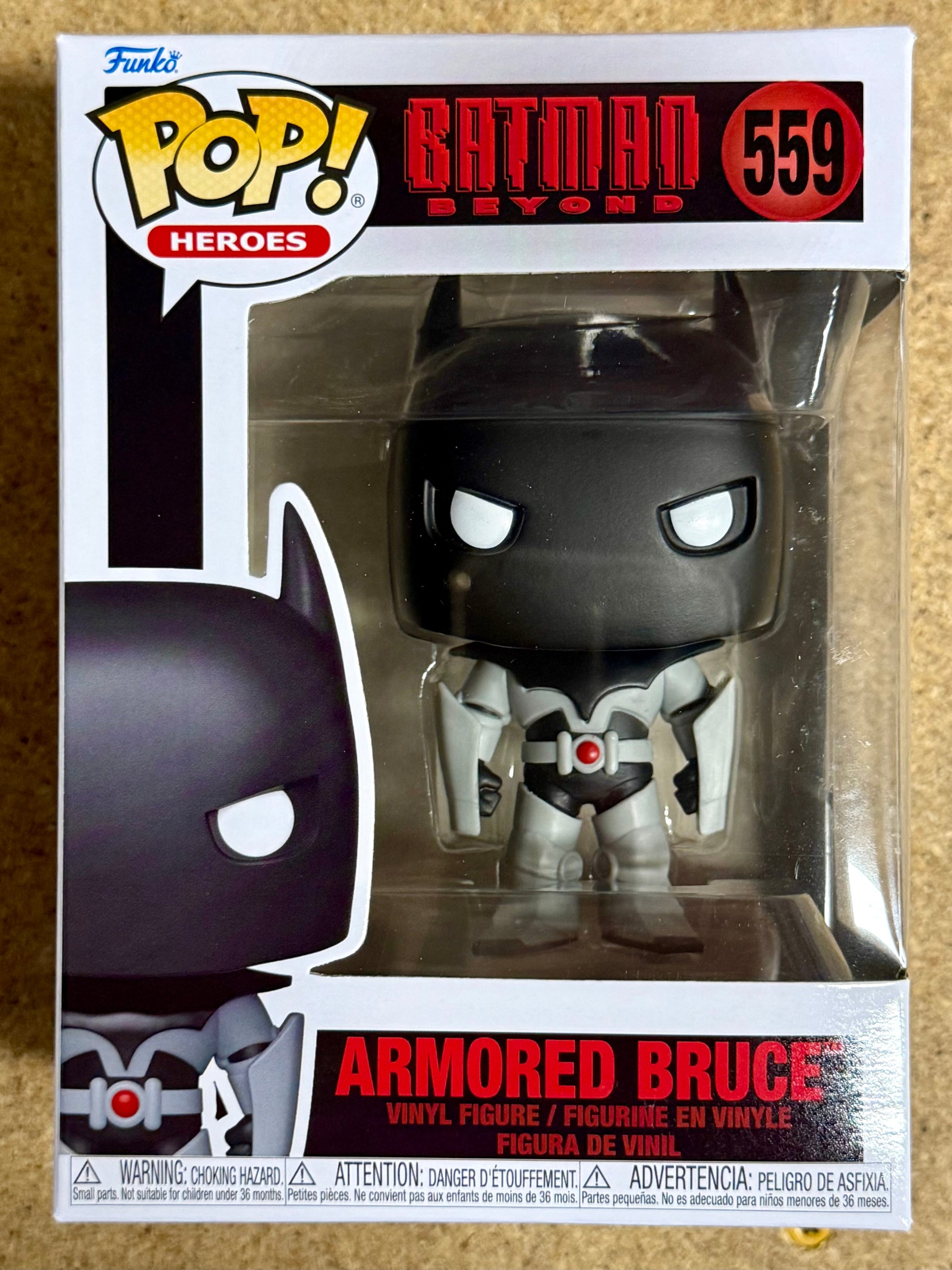 Funko Pop! DC Heroes Armored Bruce Wayne #559 Batman Beyond 2025 Mustang Comics