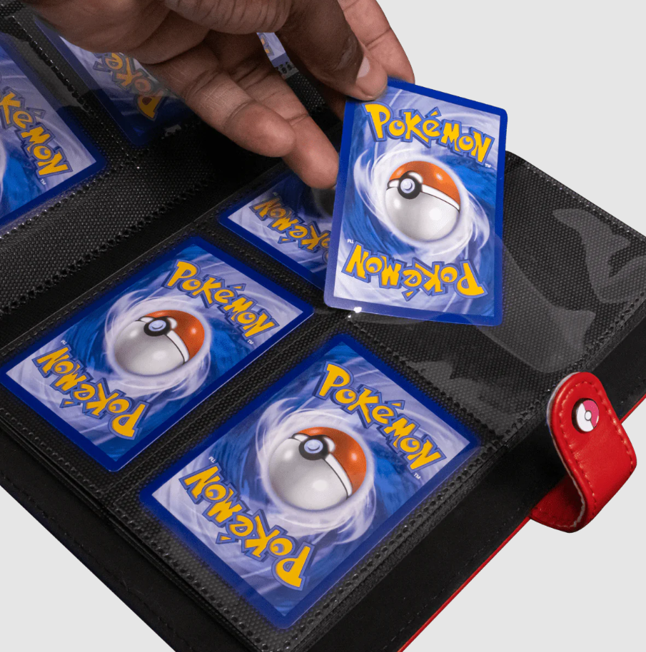 Ultra Pro Premium Red 4-Pocket Snap Binder for Pokémon Spoils and Loot