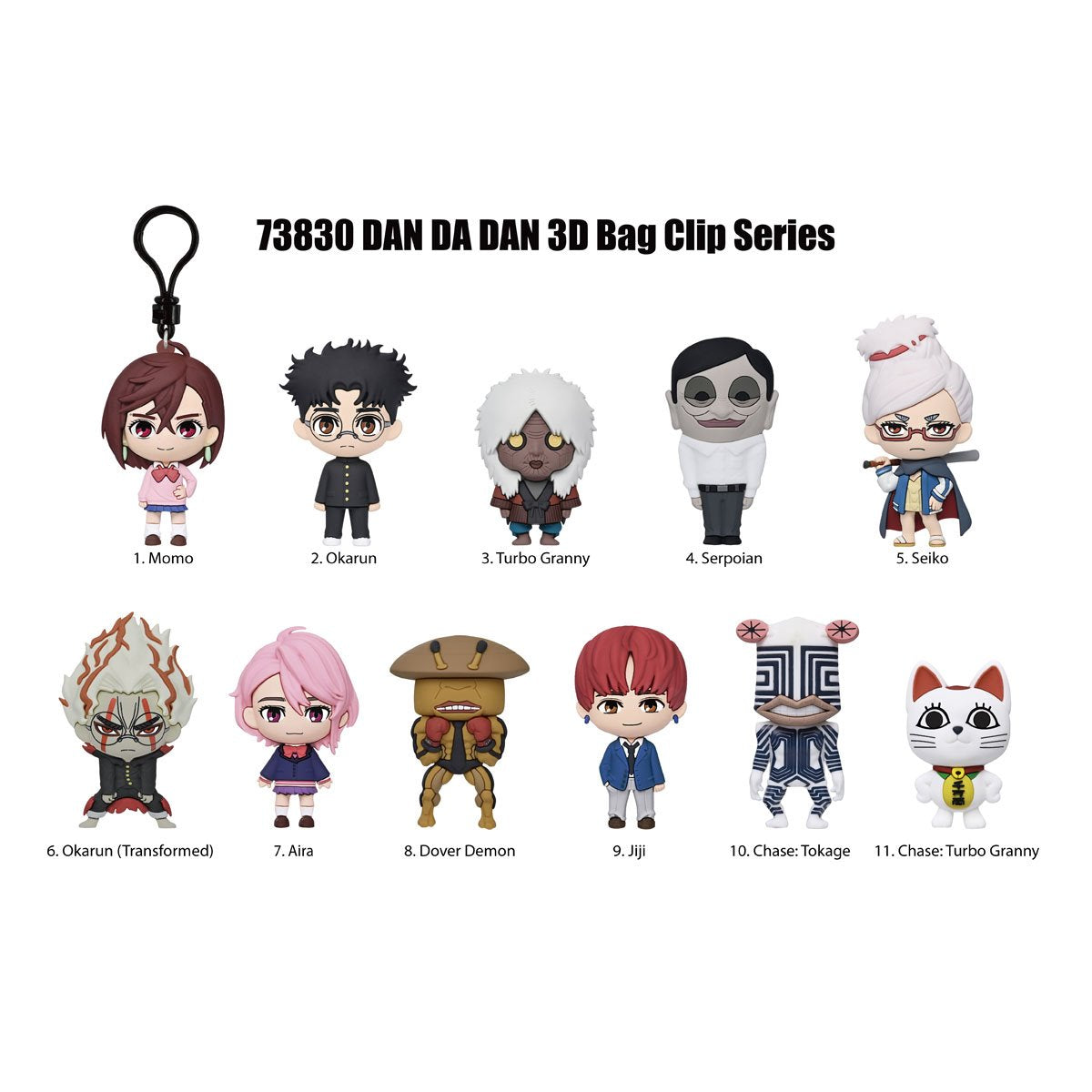 Dandadan 3D Foam Bag Series 1 Clip Blind Bag Super Anime Store