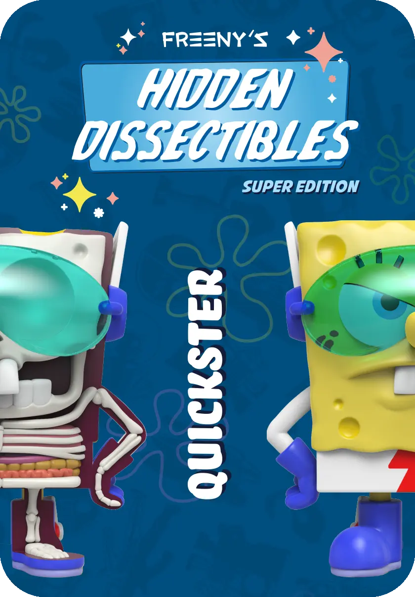 Freeny's Hidden Dissectibles SpongeBob SquarePants Series 04 Super Edition Blind Box - Mighty Jaxx Super Anime Store