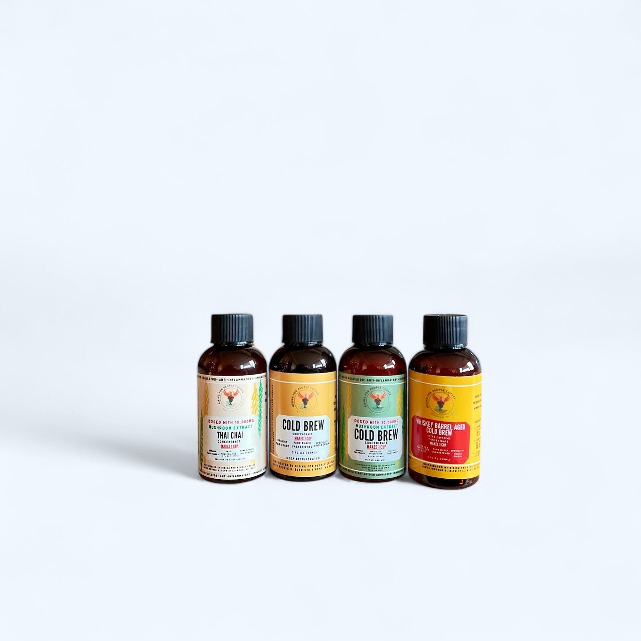 2oz Travel Cold Brew & Thai Chai Concentrate Set of 4