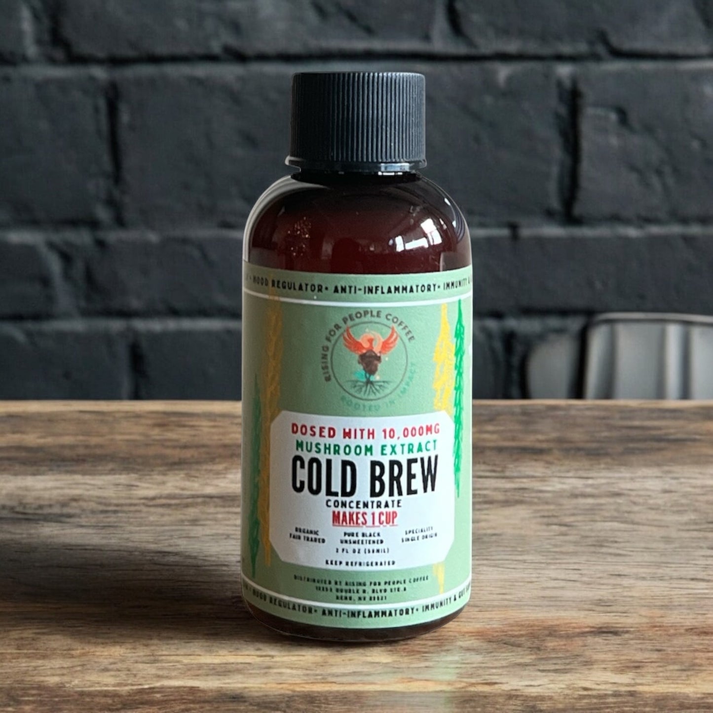 2oz Travel Mushroom Cold Brew Concentrate